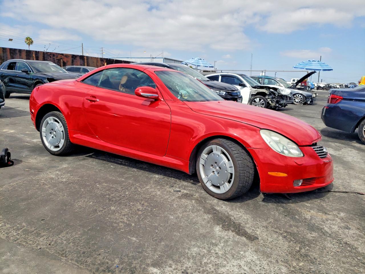 2004 Lexus Sc 430 Red vin: JTHFN48Y340053664