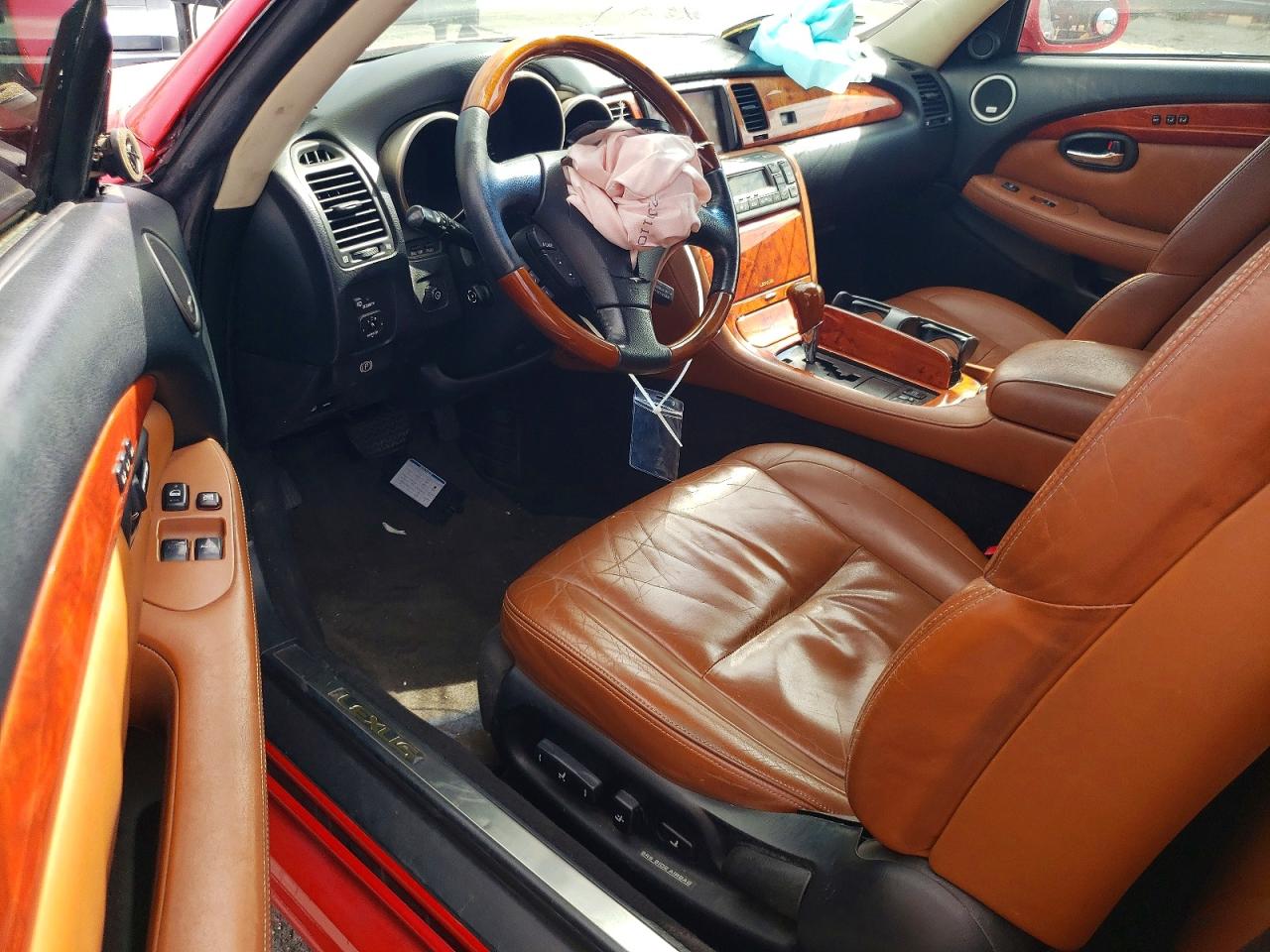 2004 Lexus Sc 430 Red vin: JTHFN48Y340053664