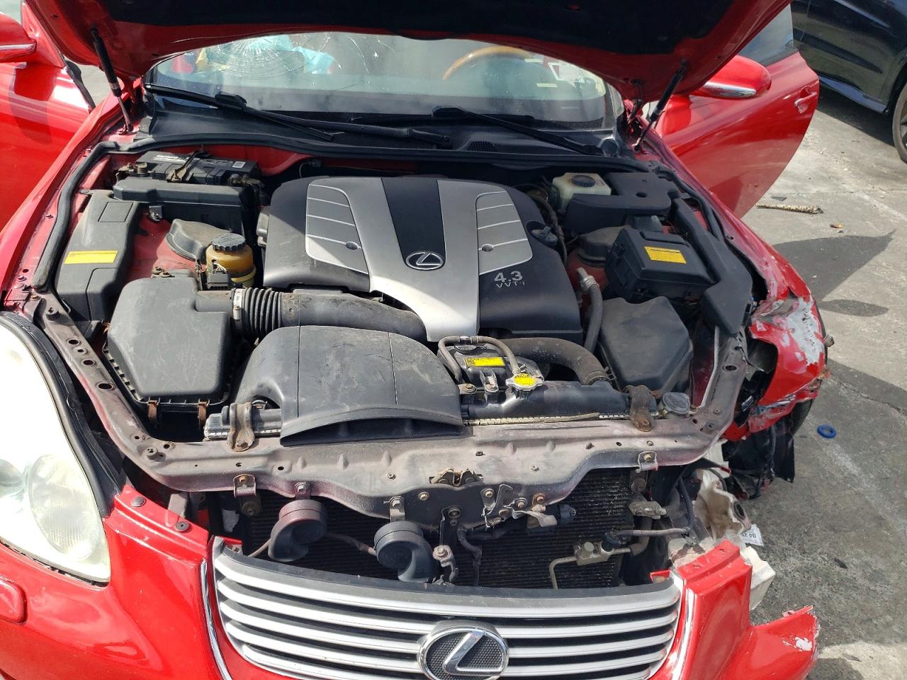 2004 Lexus Sc 430 Red vin: JTHFN48Y340053664