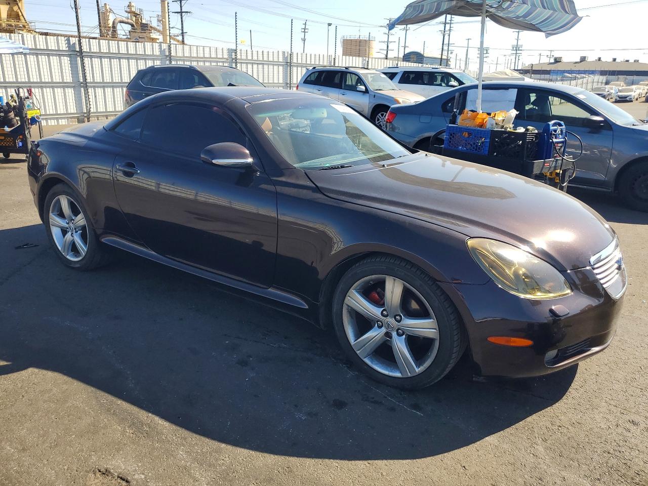 2005 Lexus Sc 430 Purple vin: JTHFN48Y350062480