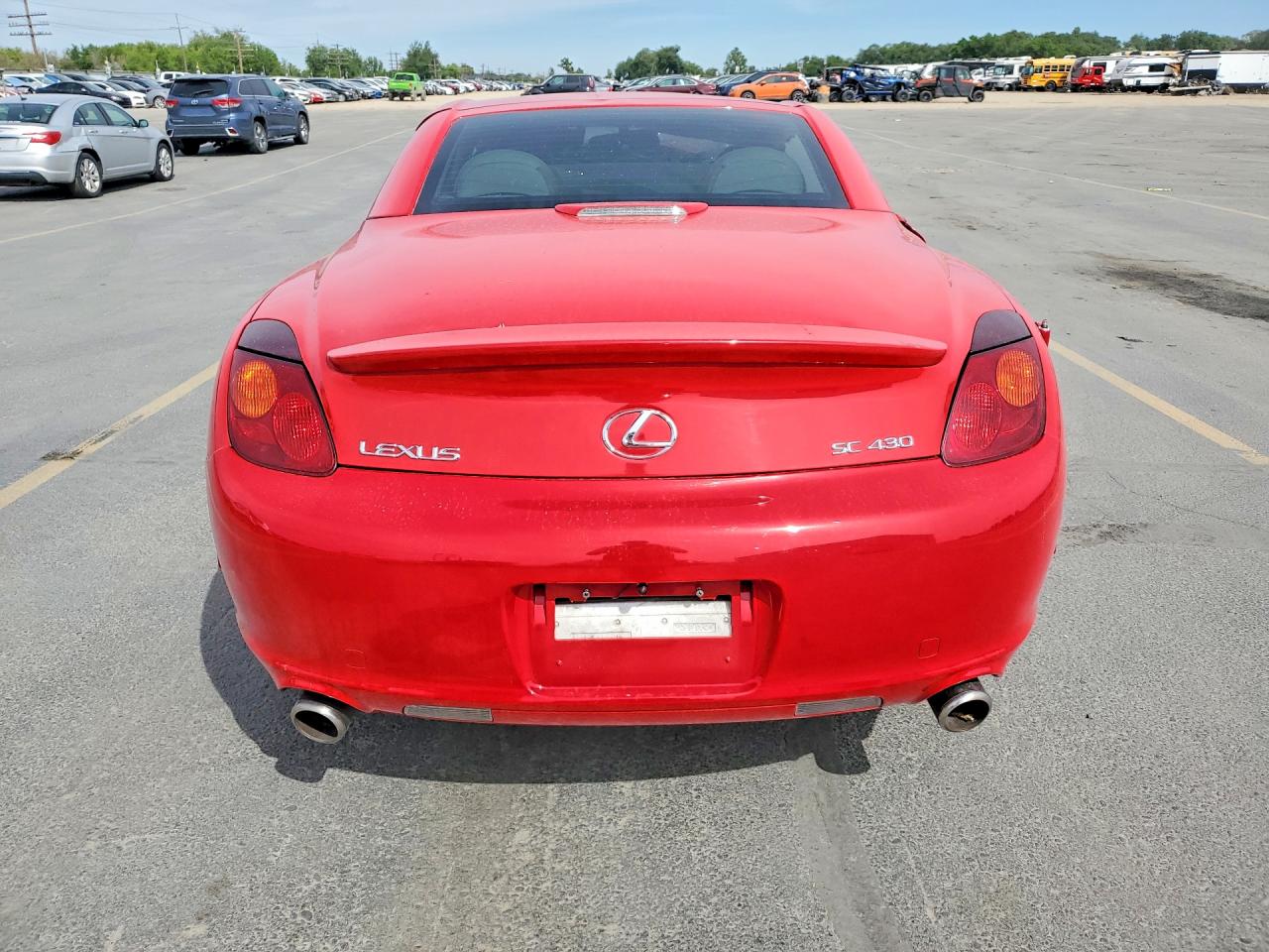 2005 Lexus Sc 430 Red vin: JTHFN48Y350064293