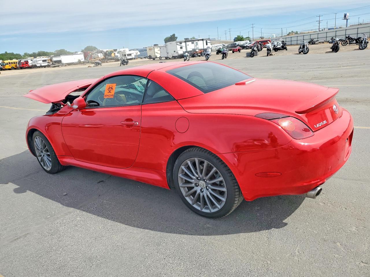 2005 Lexus Sc 430 Red vin: JTHFN48Y350064293