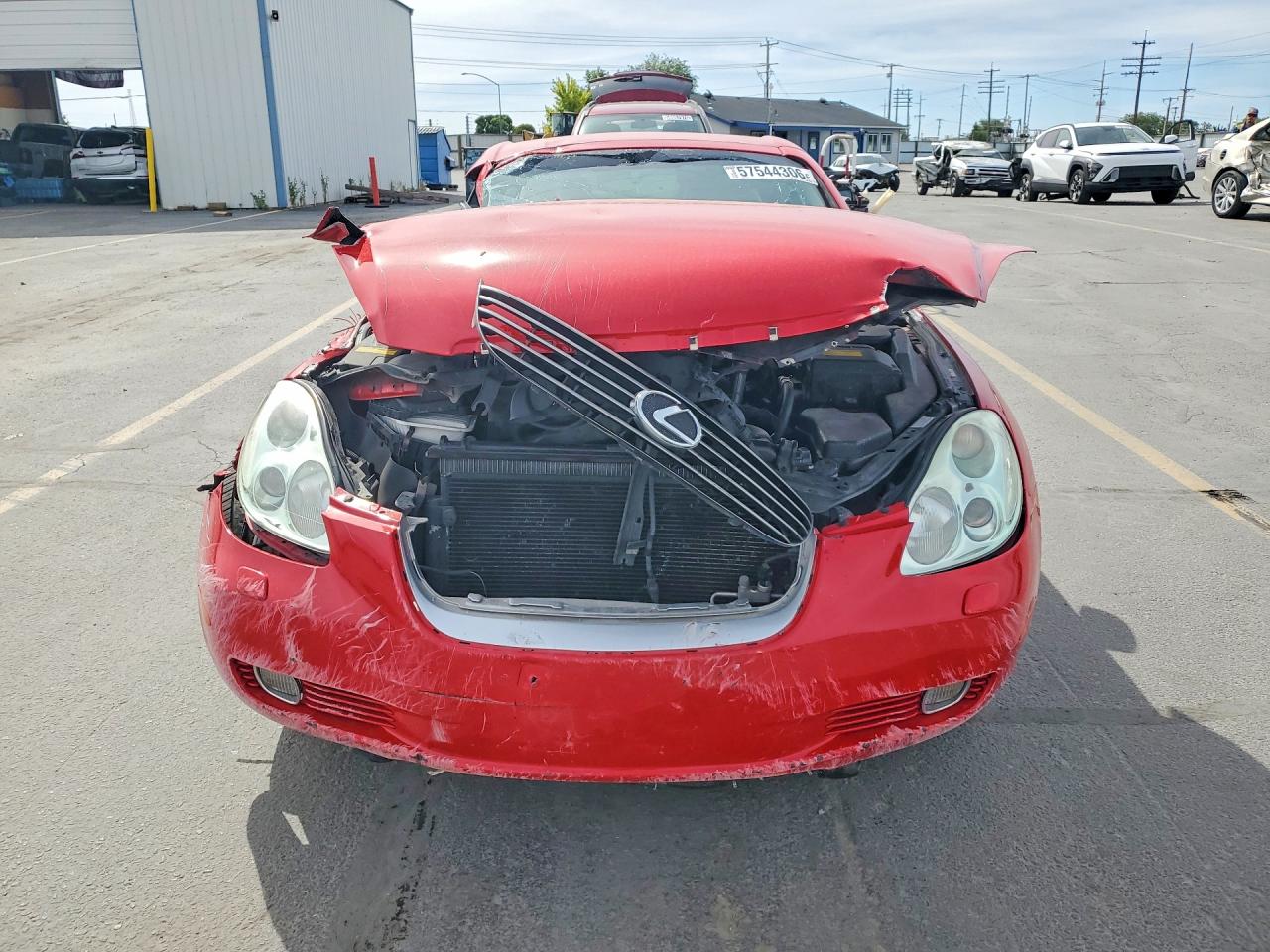2005 Lexus Sc 430 Red vin: JTHFN48Y350064293