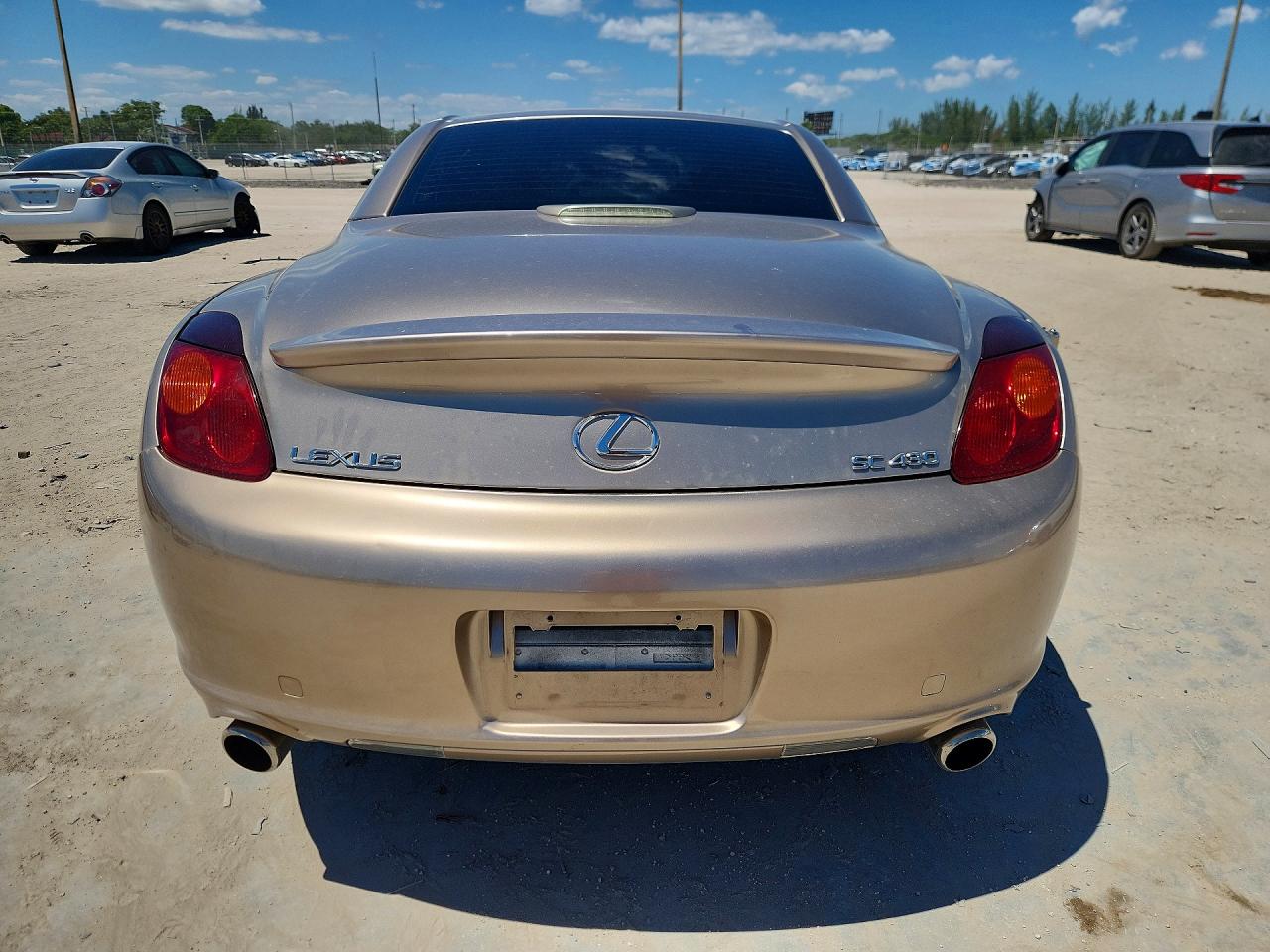 2005 Lexus Sc 430 Gold vin: JTHFN48Y350067906
