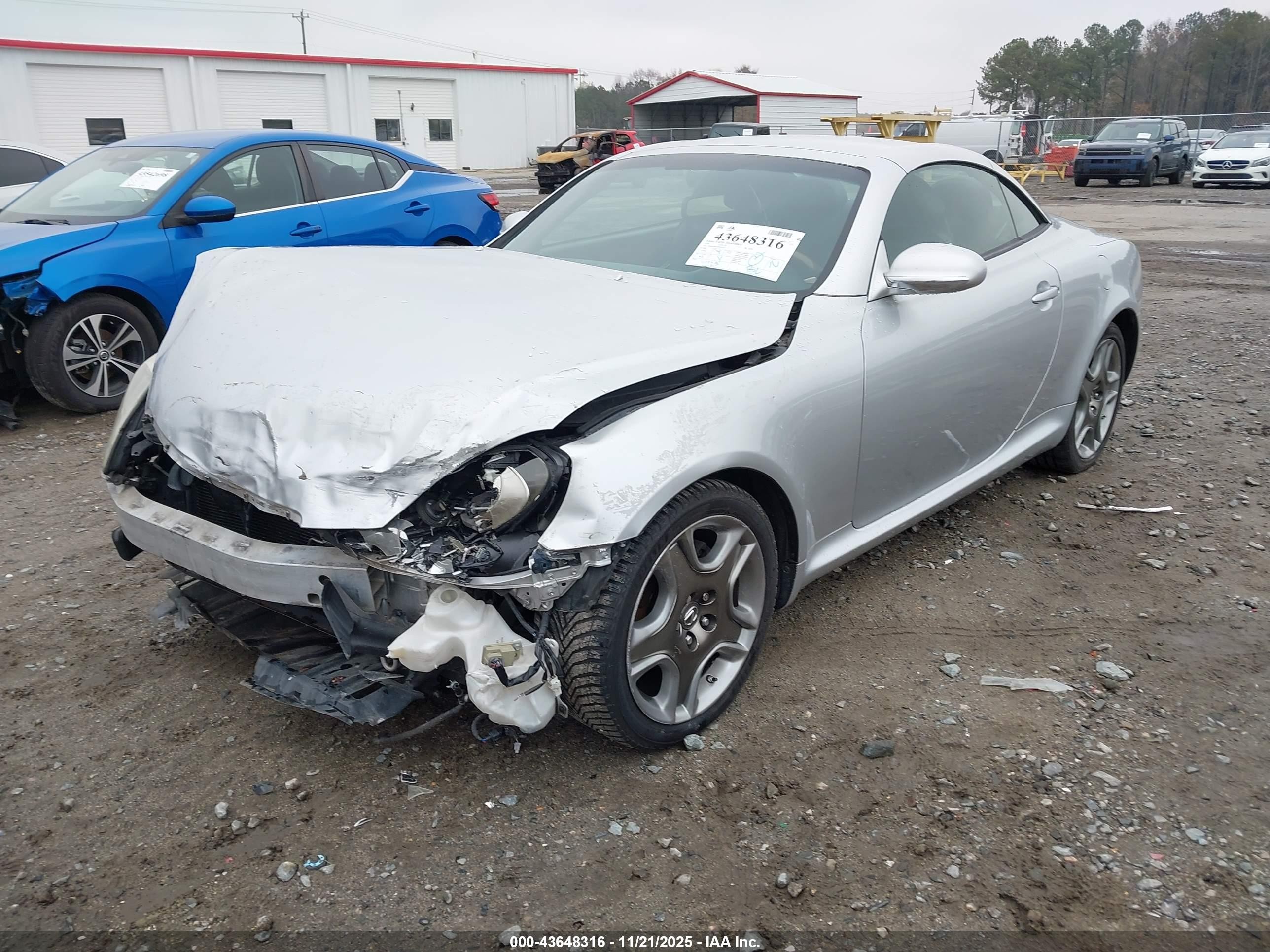 2006 Lexus Sc 430   Silver vin: JTHFN48Y369000915