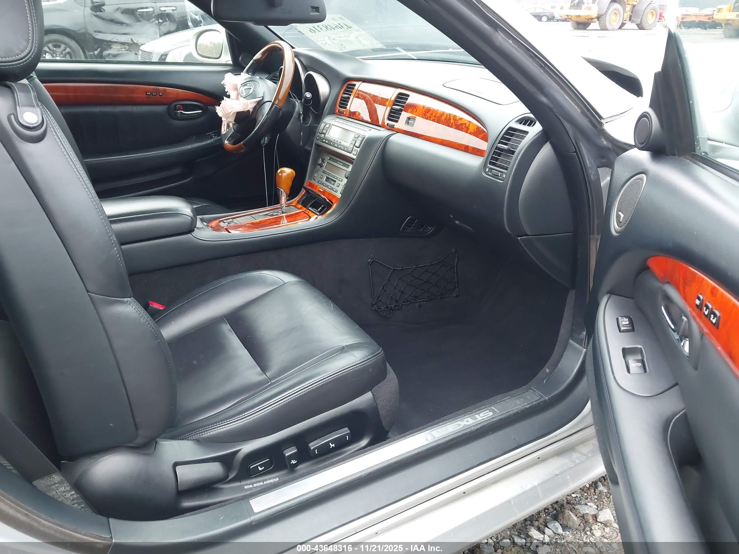 2006 Lexus Sc 430   Silver vin: JTHFN48Y369000915