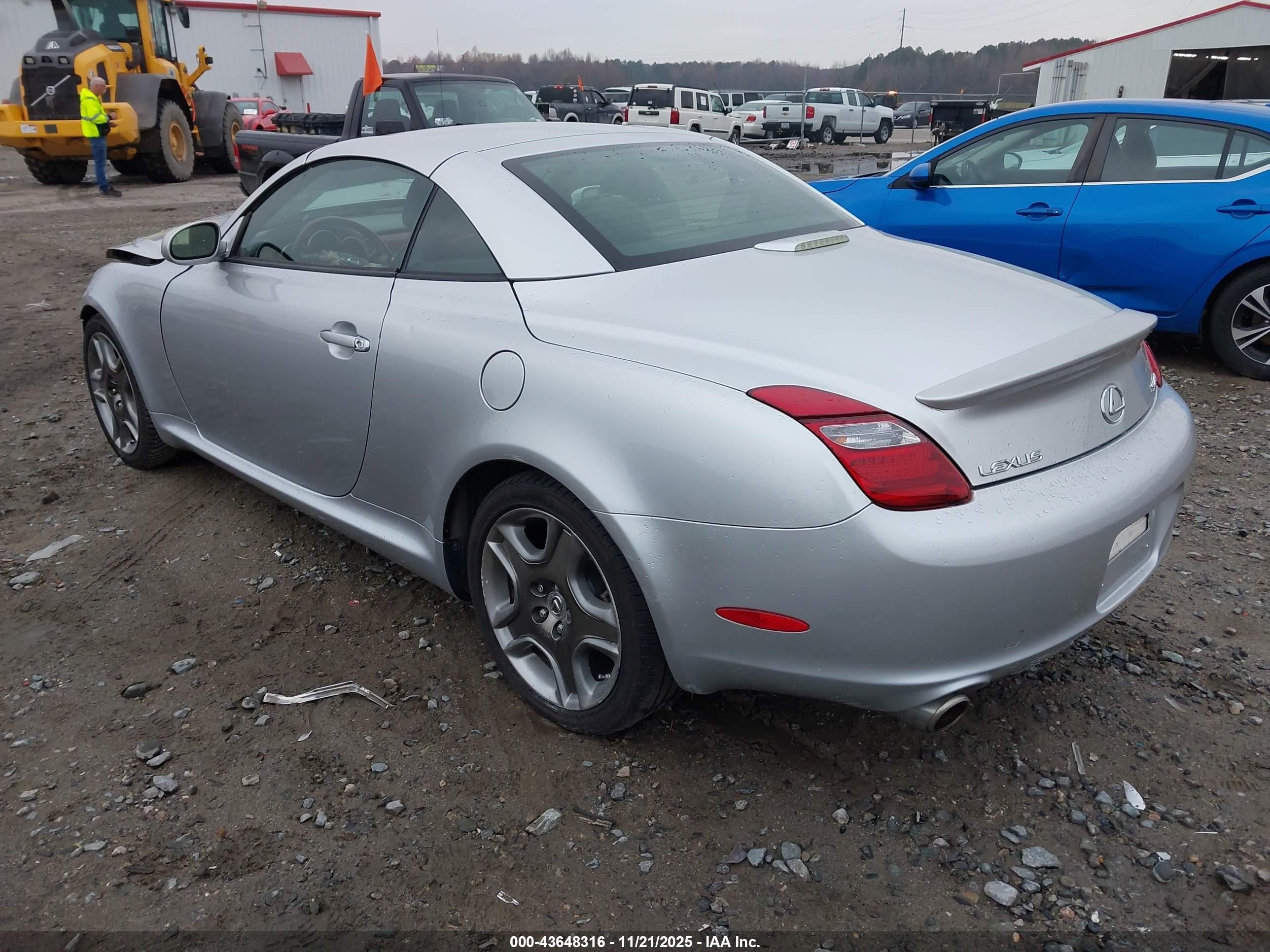 2006 Lexus Sc 430   Silver vin: JTHFN48Y369000915