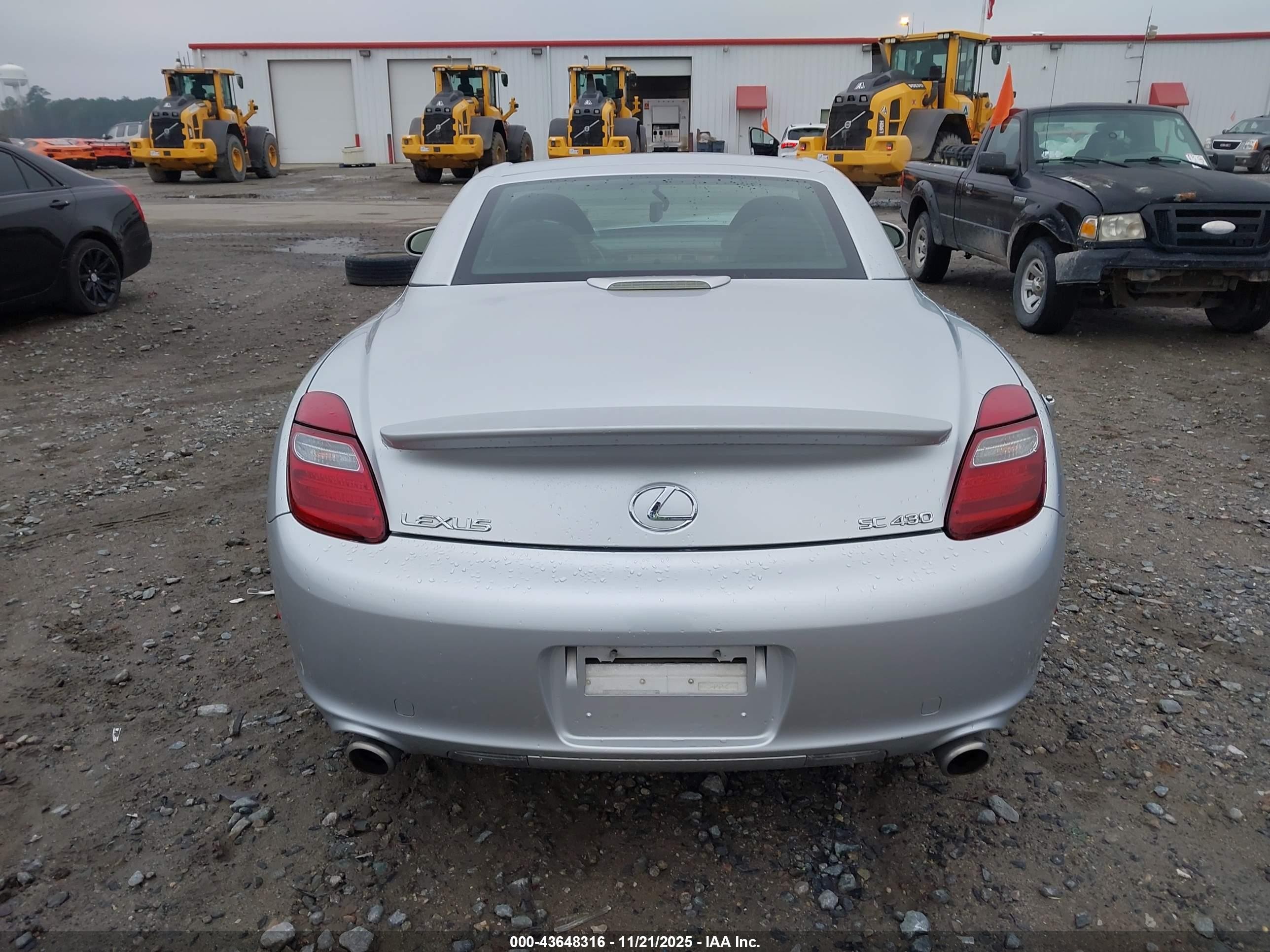 2006 Lexus Sc 430   Silver vin: JTHFN48Y369000915