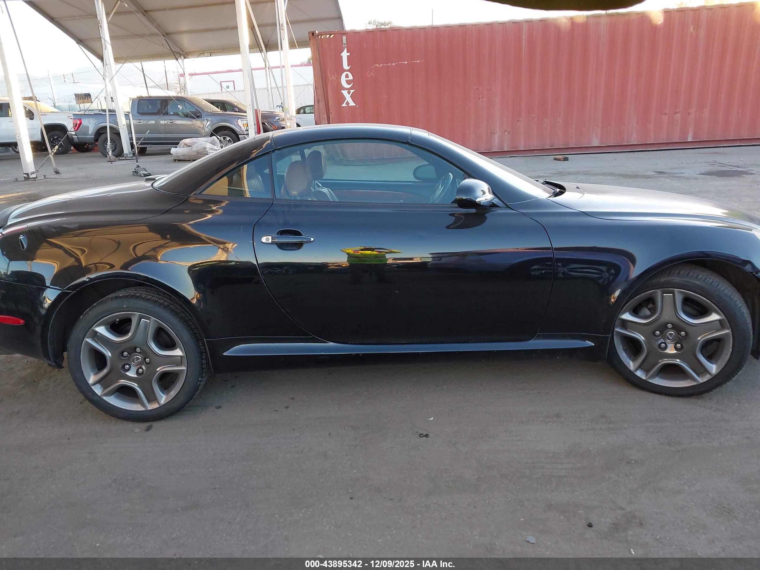 2006 Lexus Sc 430   Black vin: JTHFN48Y369001613
