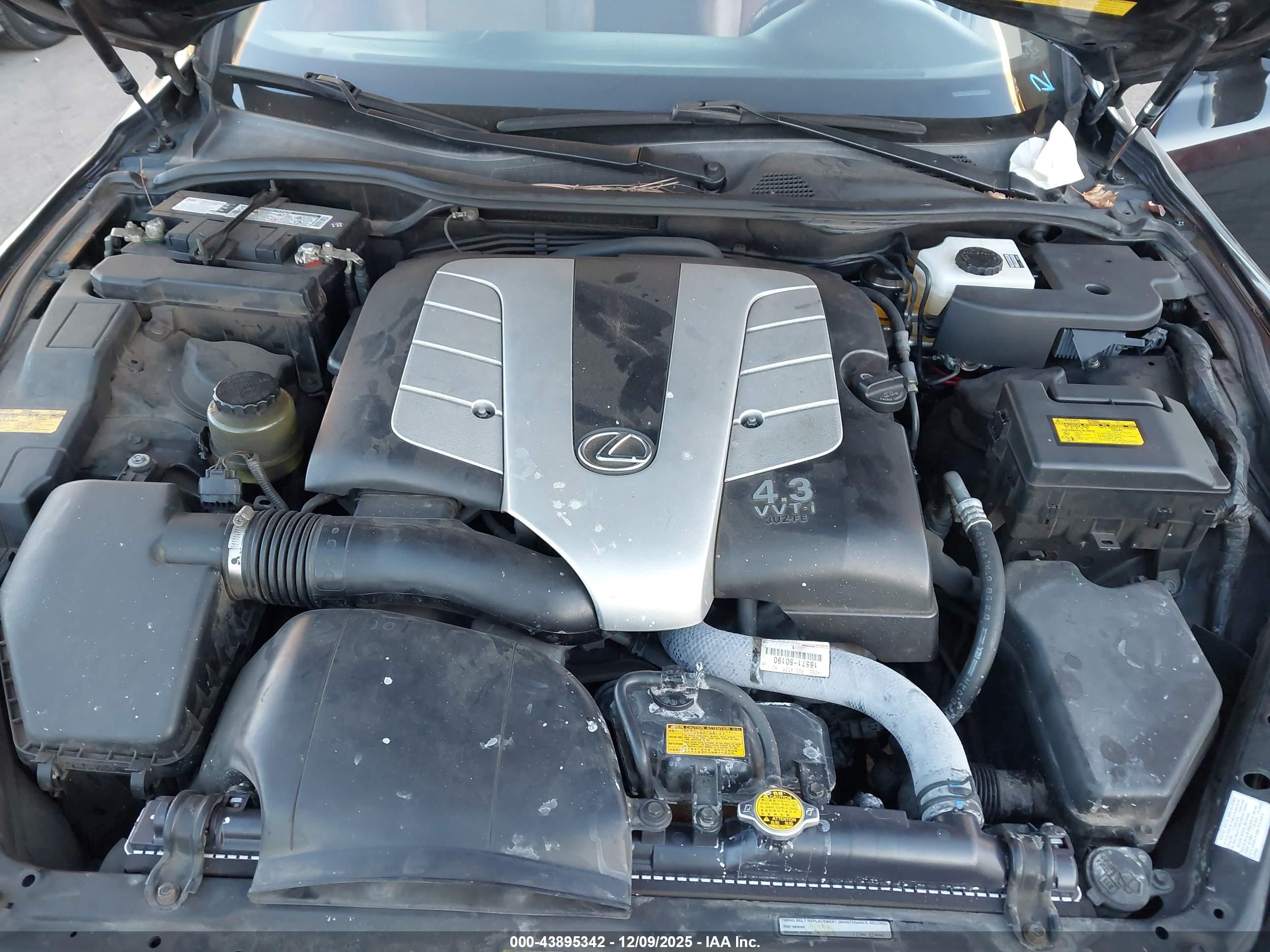 2006 Lexus Sc 430   Black vin: JTHFN48Y369001613
