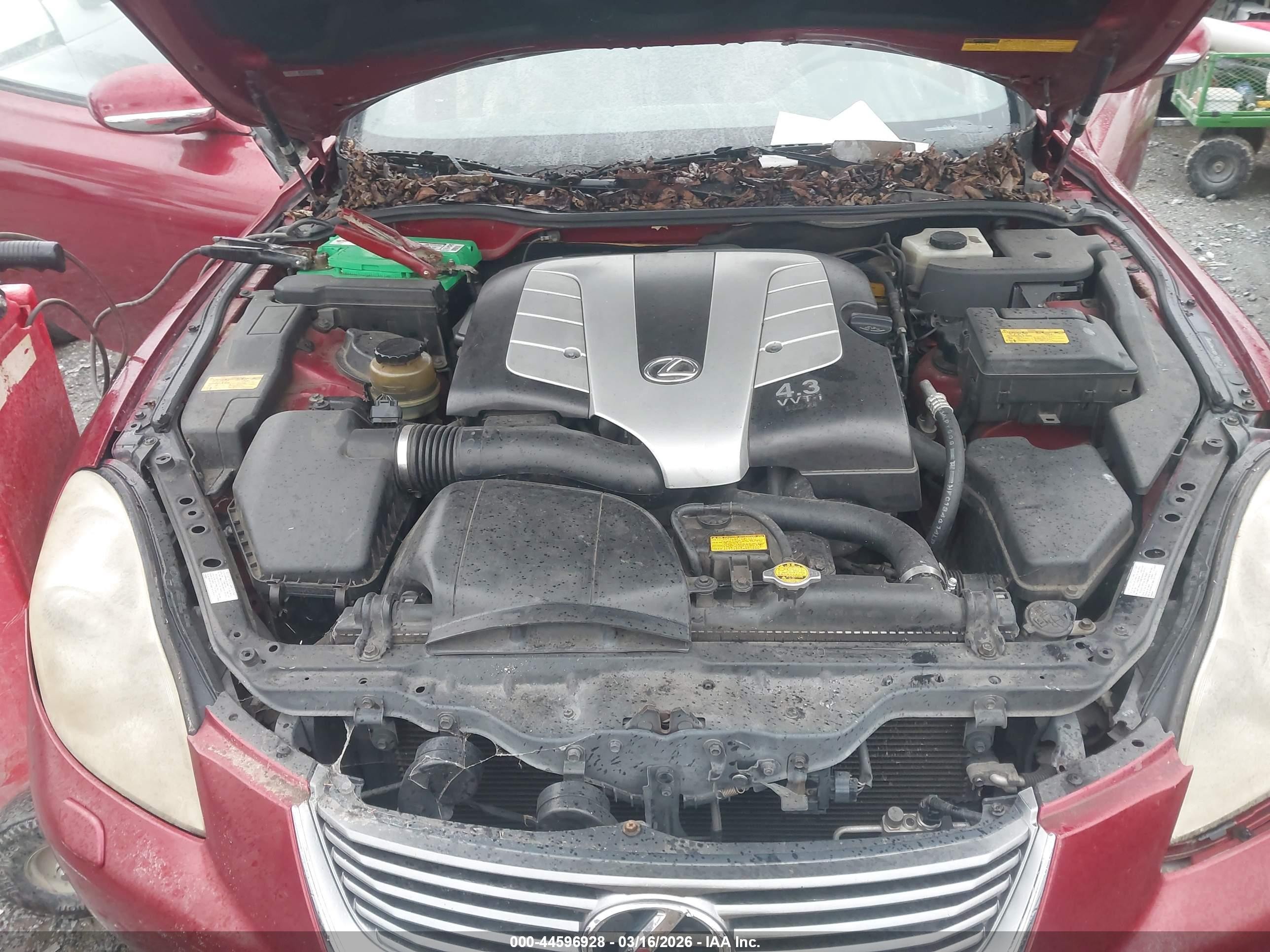 2006 Lexus Sc 430   Red vin: JTHFN48Y369004012