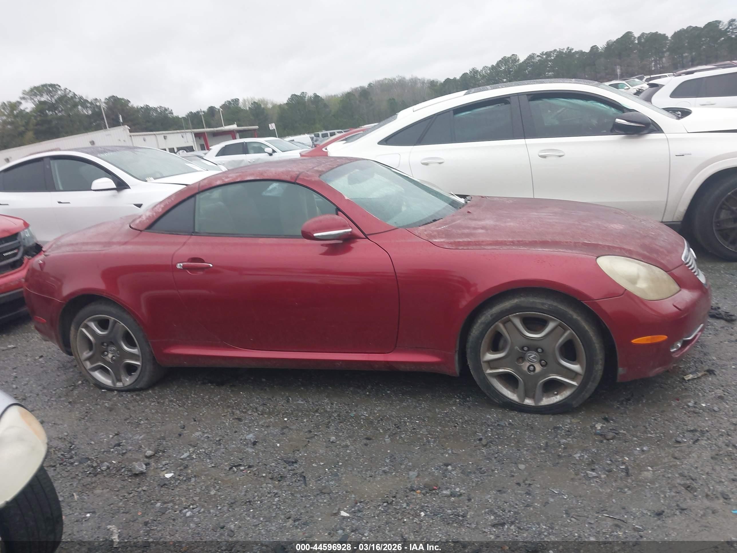 2006 Lexus Sc 430   Red vin: JTHFN48Y369004012