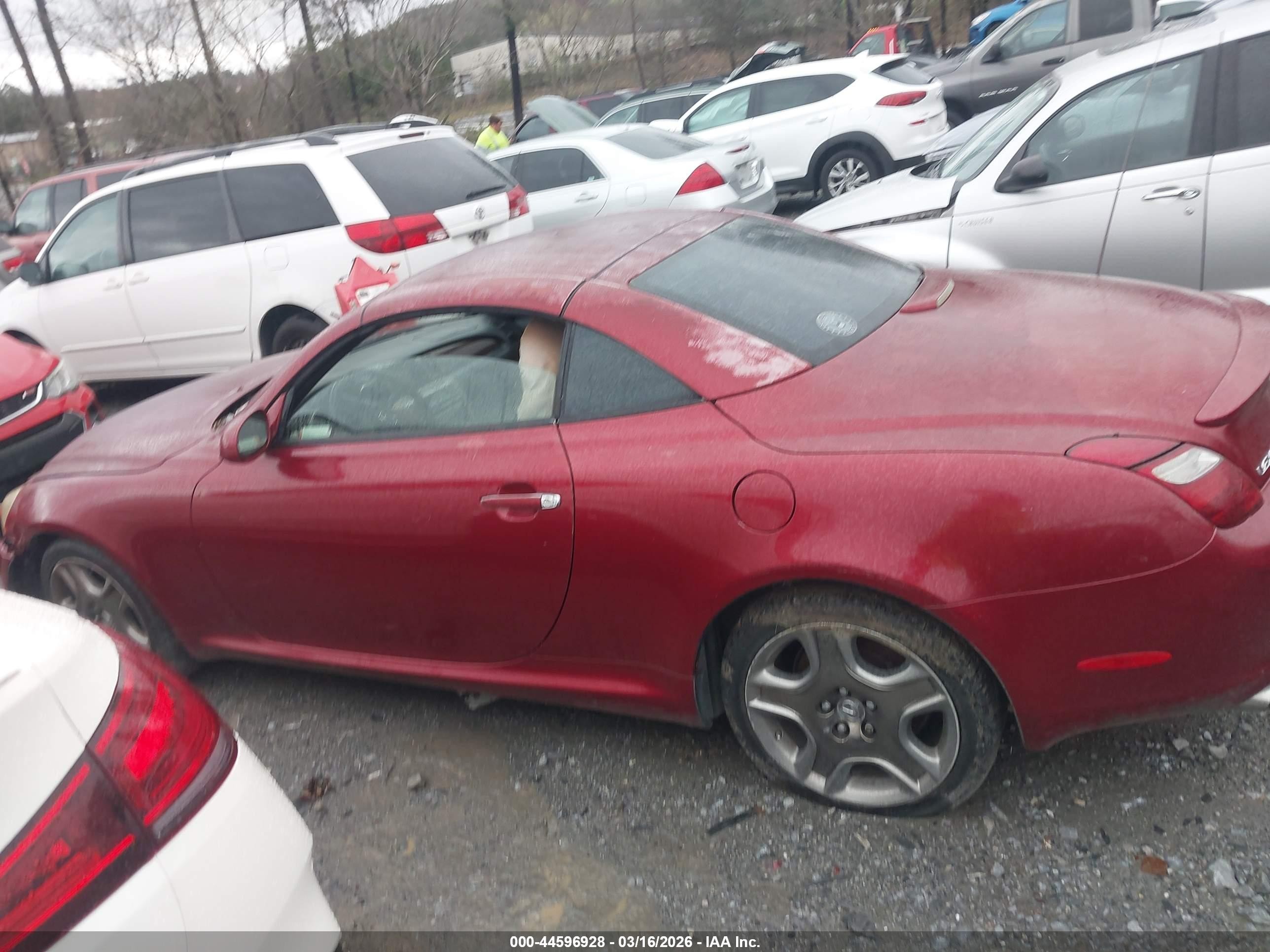 2006 Lexus Sc 430   Red vin: JTHFN48Y369004012