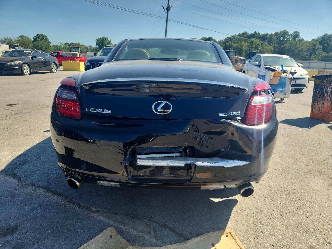 2006 Lexus Sc 430 Black vin: JTHFN48Y369005659