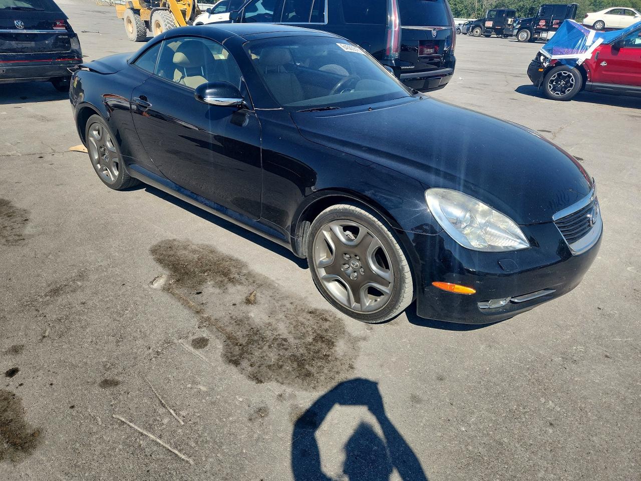 2006 Lexus Sc 430 Black vin: JTHFN48Y369005659