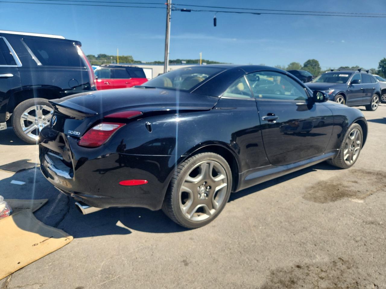 2006 Lexus Sc 430 Black vin: JTHFN48Y369005659