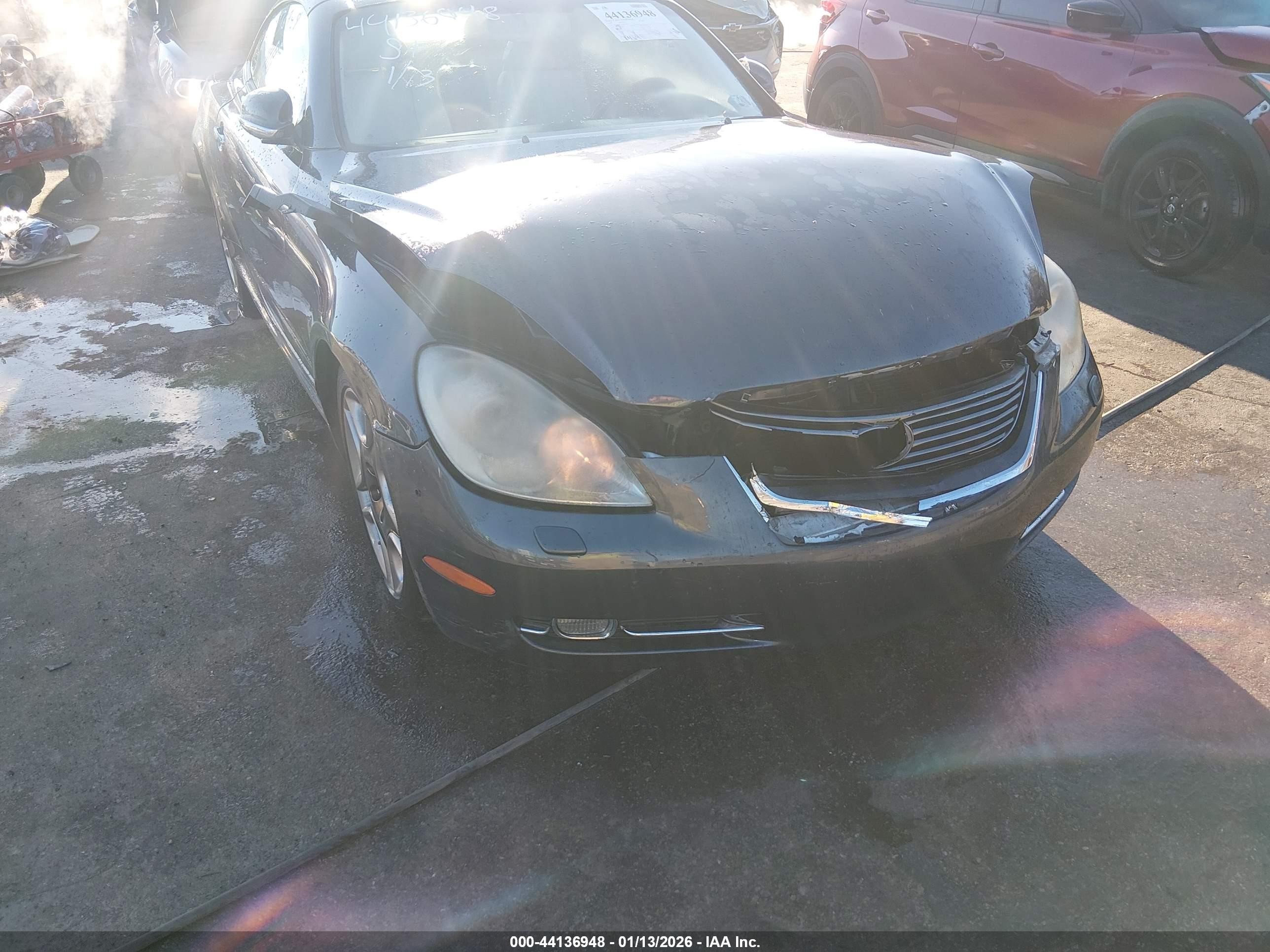 2006 Lexus Sc 430   Black vin: JTHFN48Y369006830