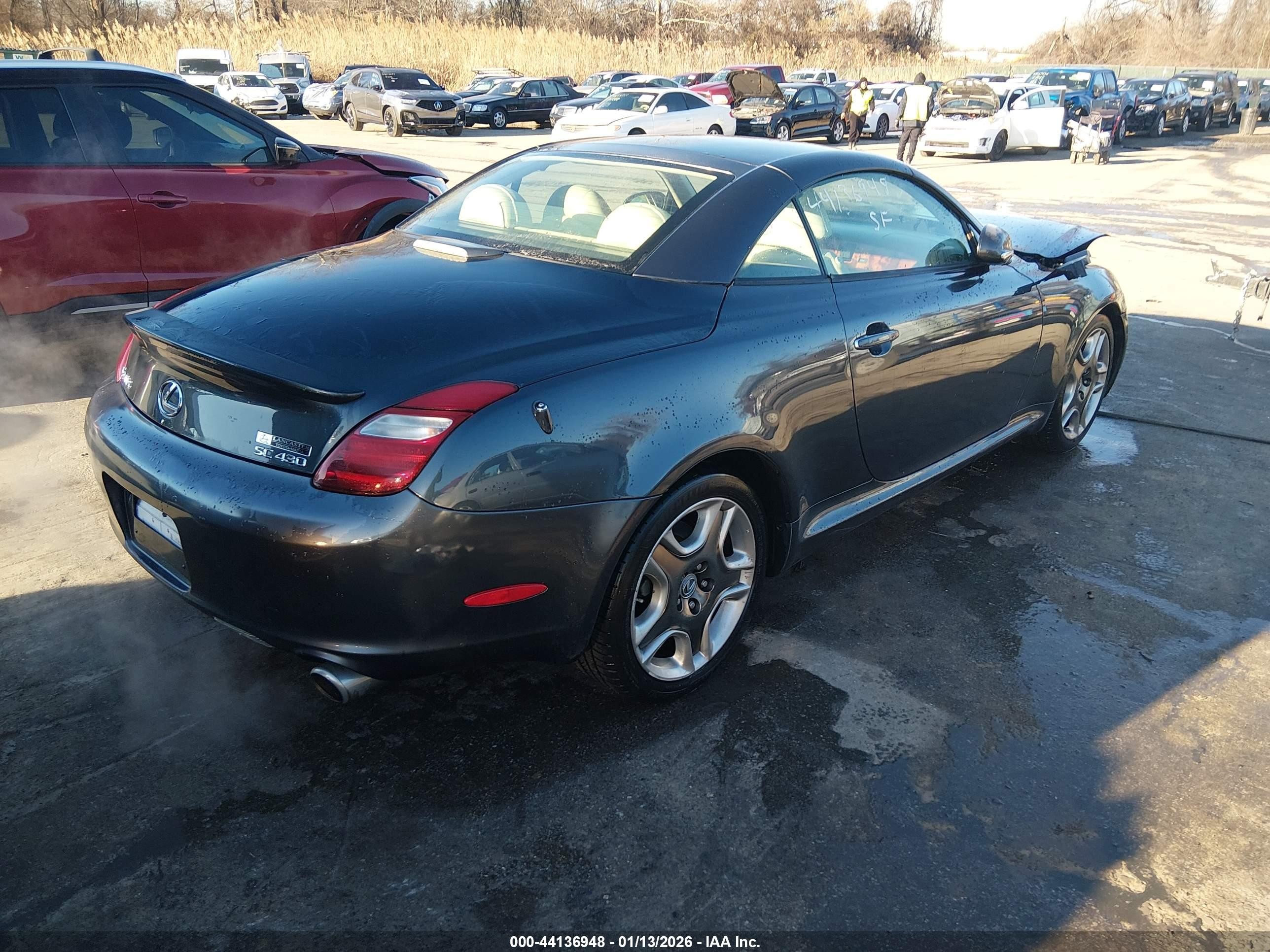 2006 Lexus Sc 430   Black vin: JTHFN48Y369006830