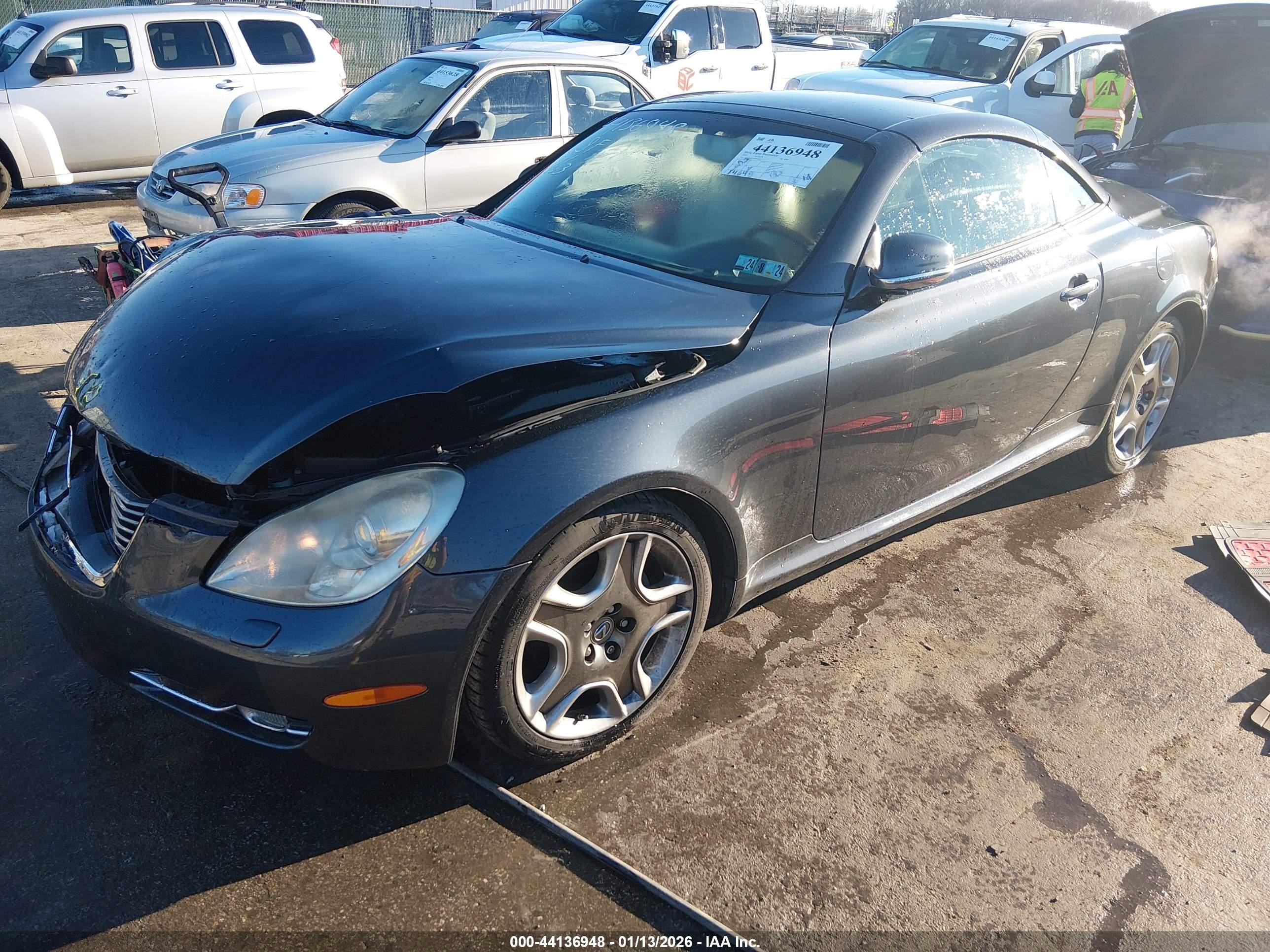 2006 Lexus Sc 430   Black vin: JTHFN48Y369006830