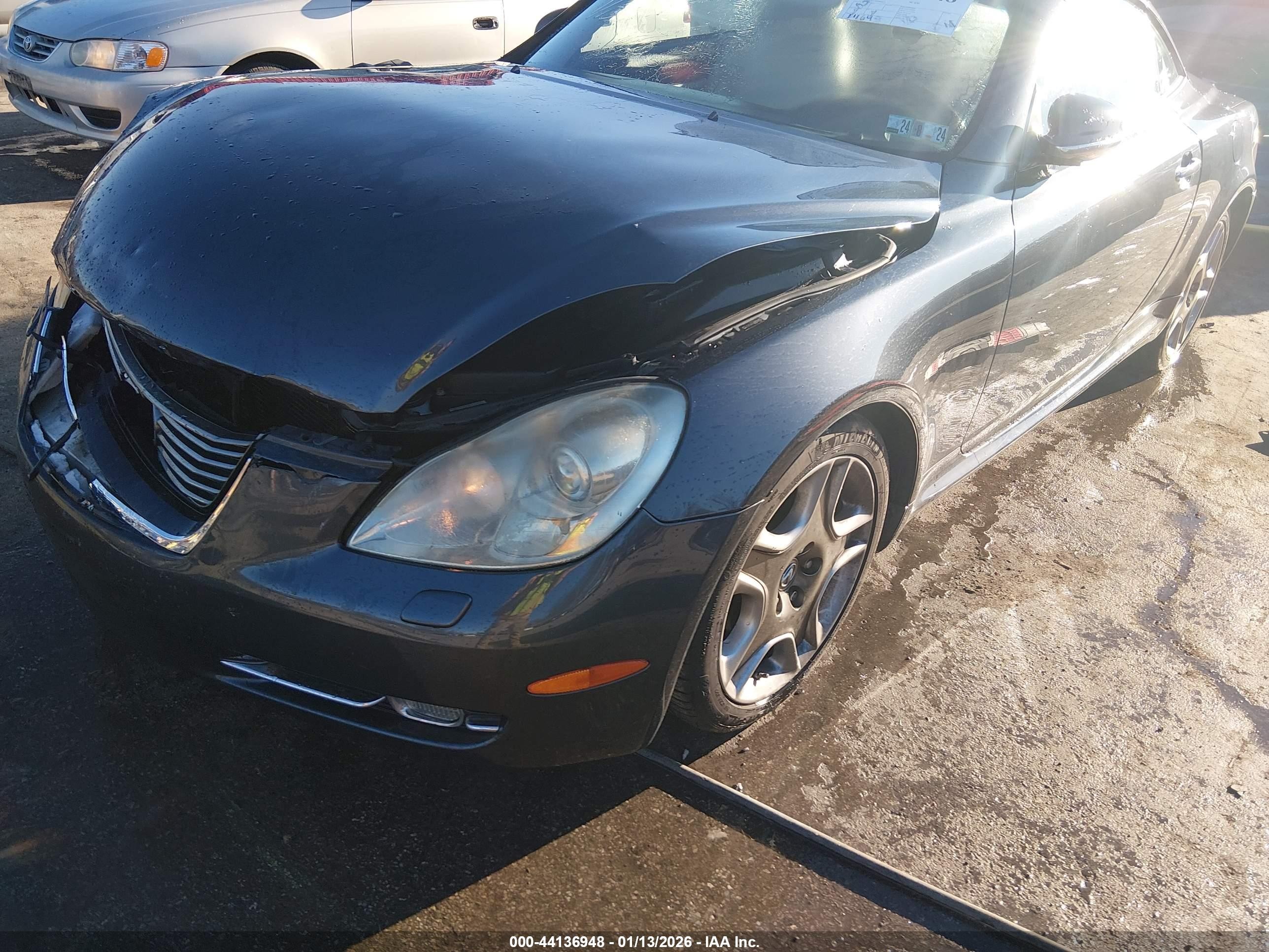2006 Lexus Sc 430   Black vin: JTHFN48Y369006830
