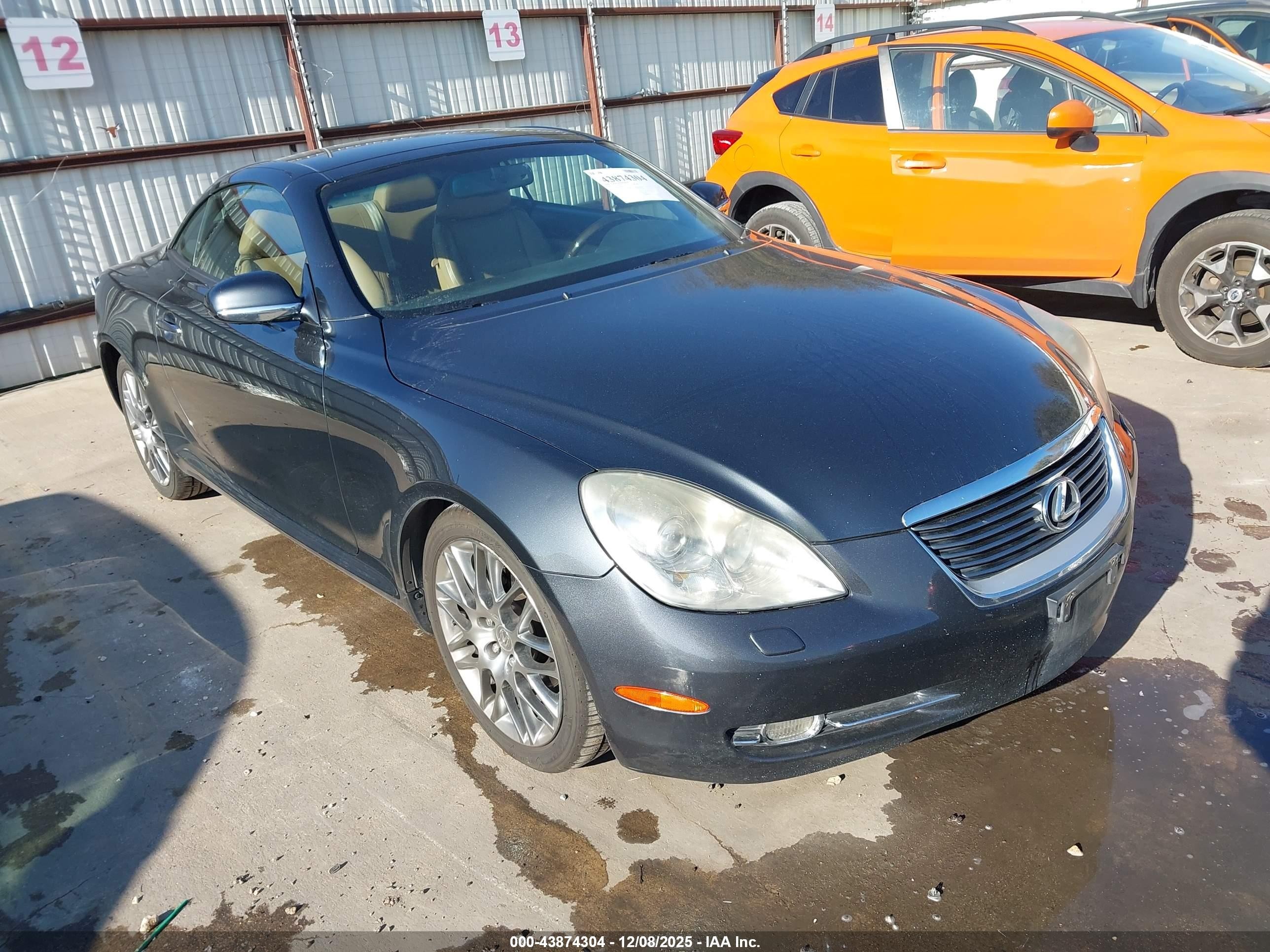 2006 Lexus Sc 430   Gray vin: JTHFN48Y369009257