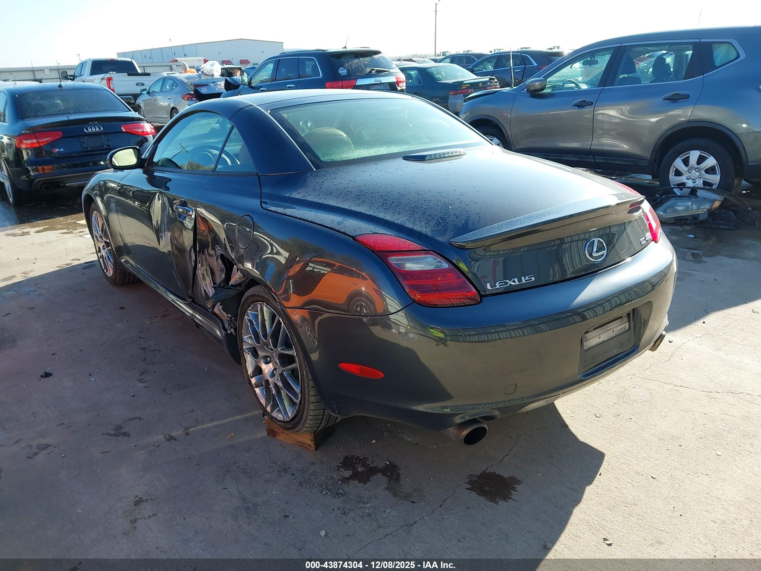 2006 Lexus Sc 430   Gray vin: JTHFN48Y369009257