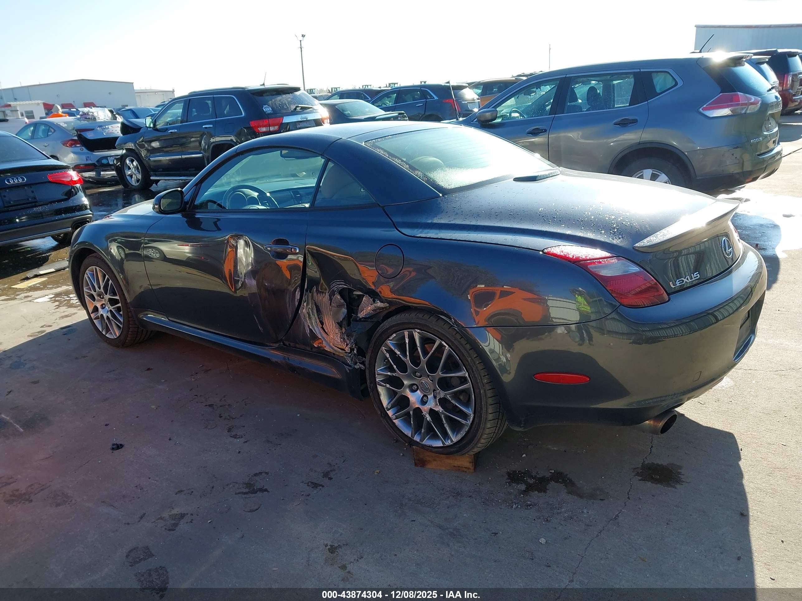 2006 Lexus Sc 430   Gray vin: JTHFN48Y369009257