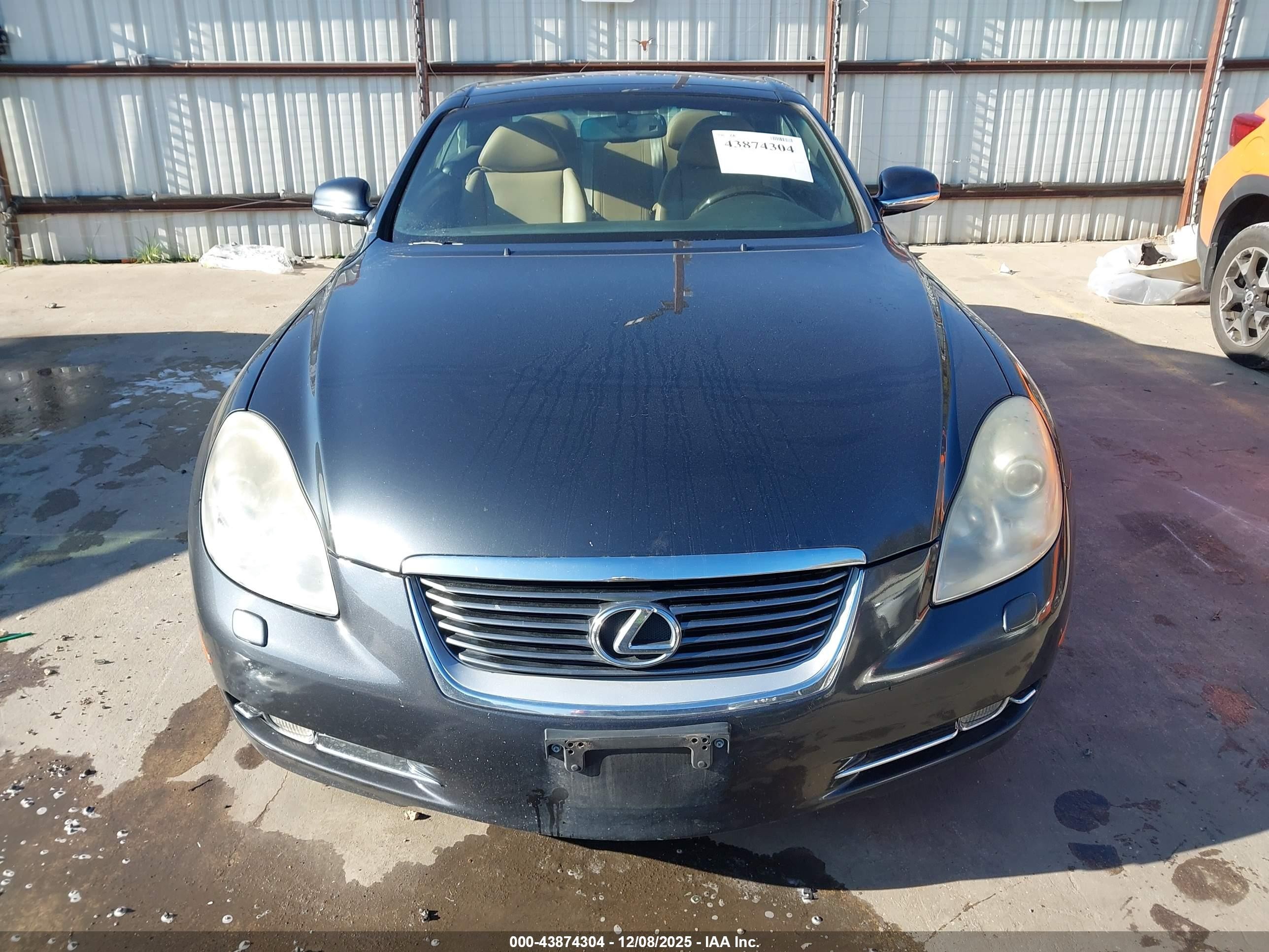 2006 Lexus Sc 430   Gray vin: JTHFN48Y369009257