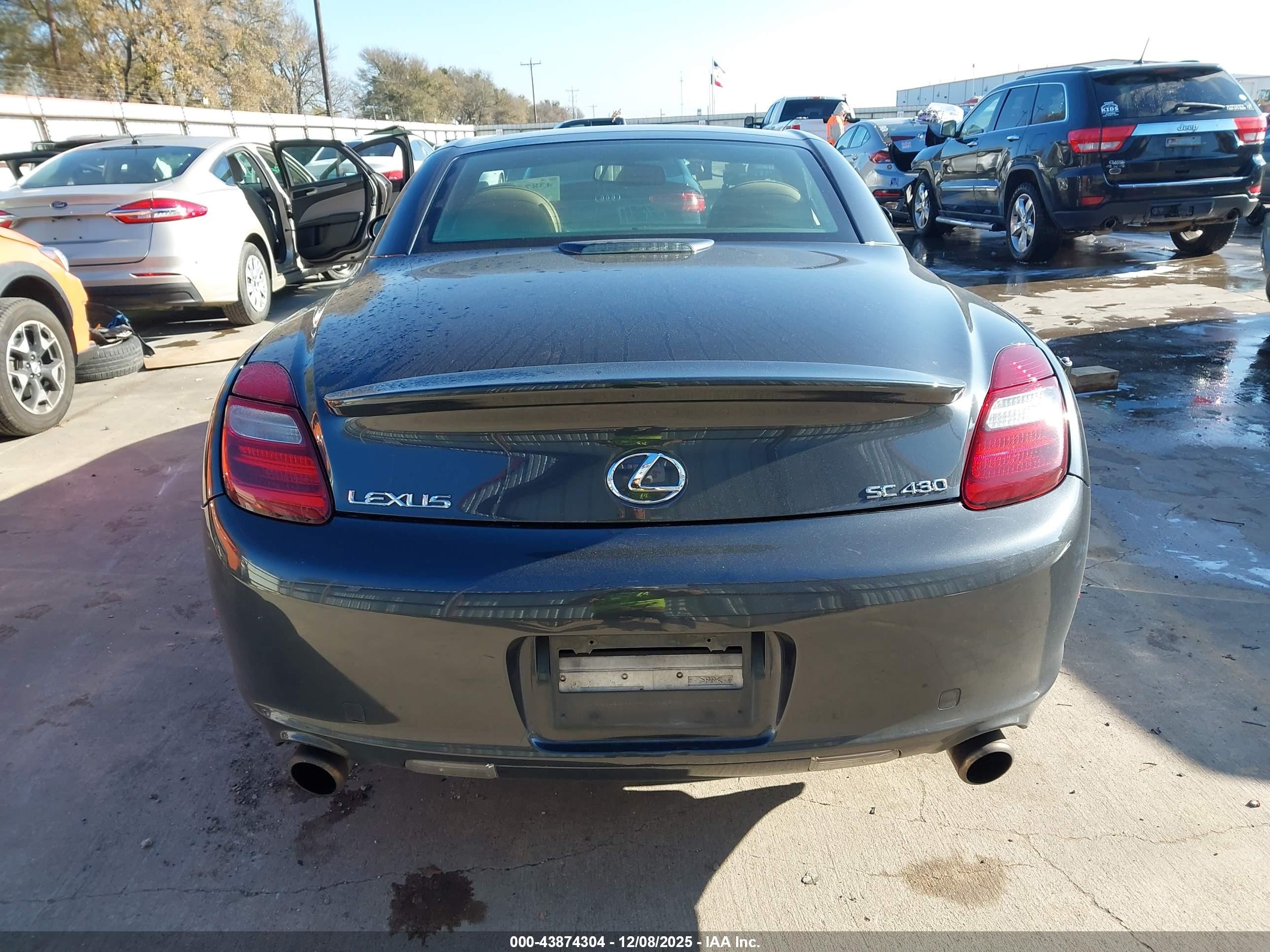 2006 Lexus Sc 430   Gray vin: JTHFN48Y369009257