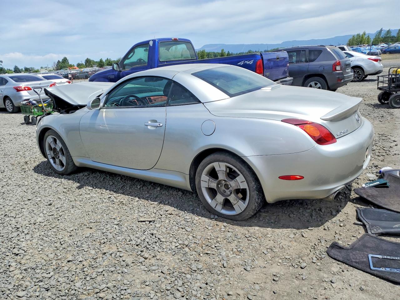 2002 Lexus Sc 430 Silver vin: JTHFN48Y420003109