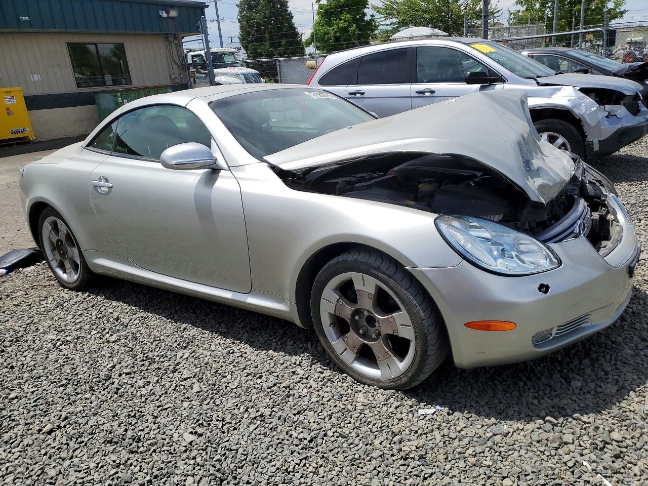 2002 Lexus Sc 430 Silver vin: JTHFN48Y420003109