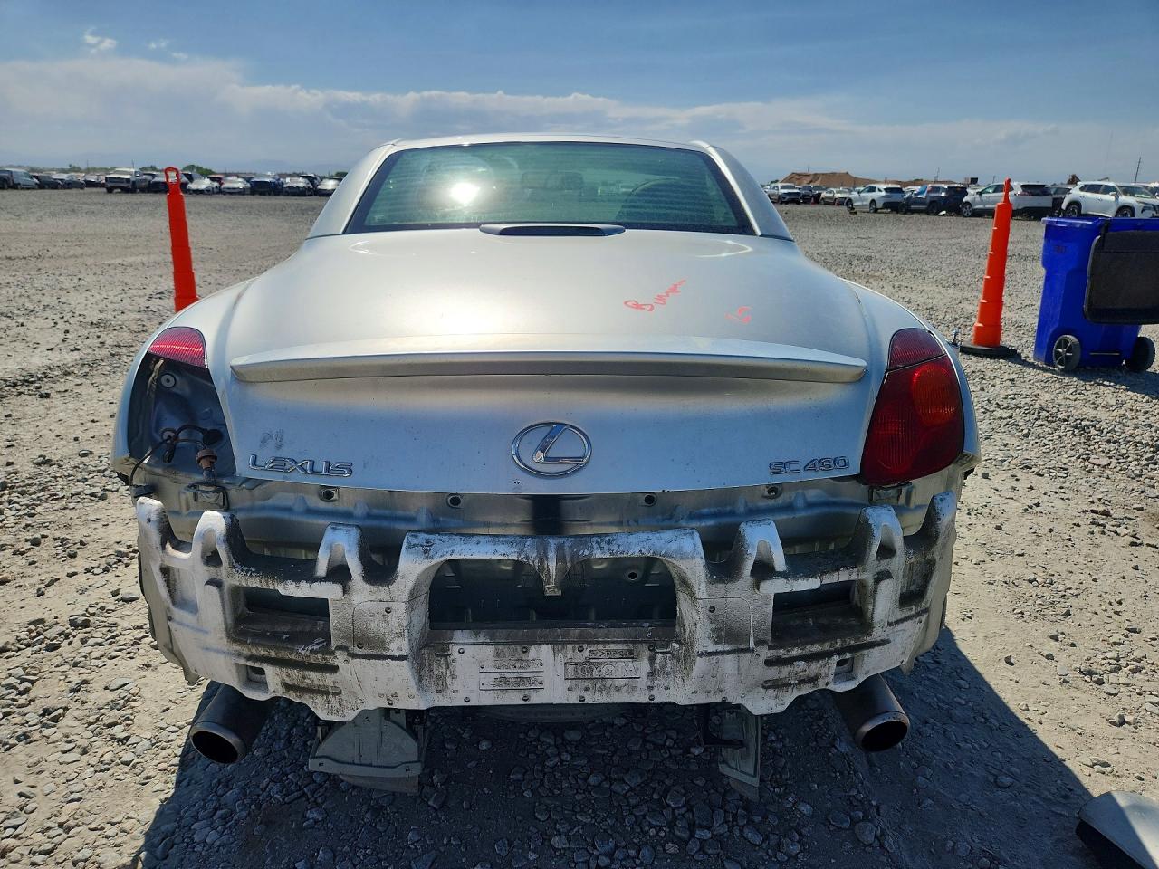 2002 Lexus Sc 430 Silver vin: JTHFN48Y420022520