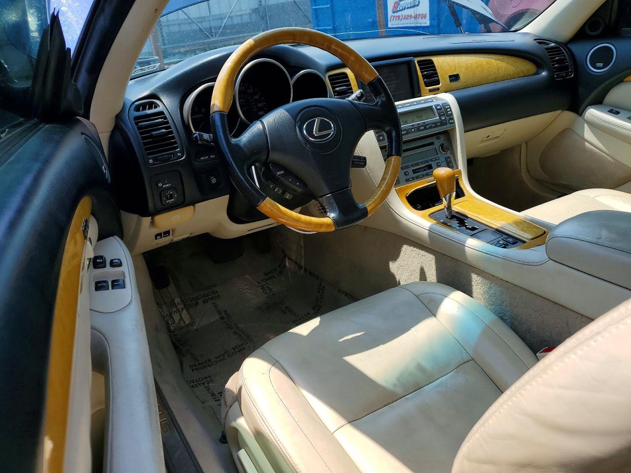 2002 Lexus Sc 430 Blue vin: JTHFN48Y420023831