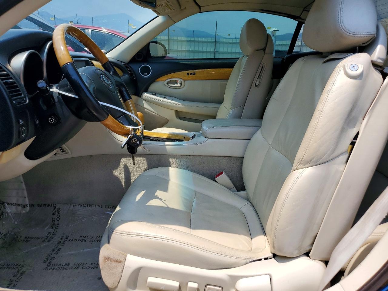 2002 Lexus Sc 430 Blue vin: JTHFN48Y420023831