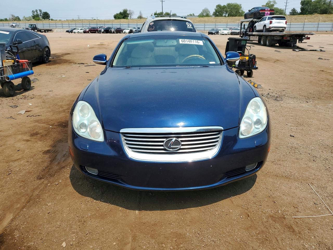 2002 Lexus Sc 430 Blue vin: JTHFN48Y420023831