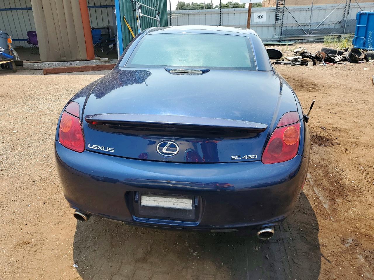 2002 Lexus Sc 430 Blue vin: JTHFN48Y420023831