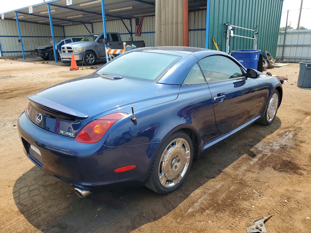 2002 Lexus Sc 430 Blue vin: JTHFN48Y420023831
