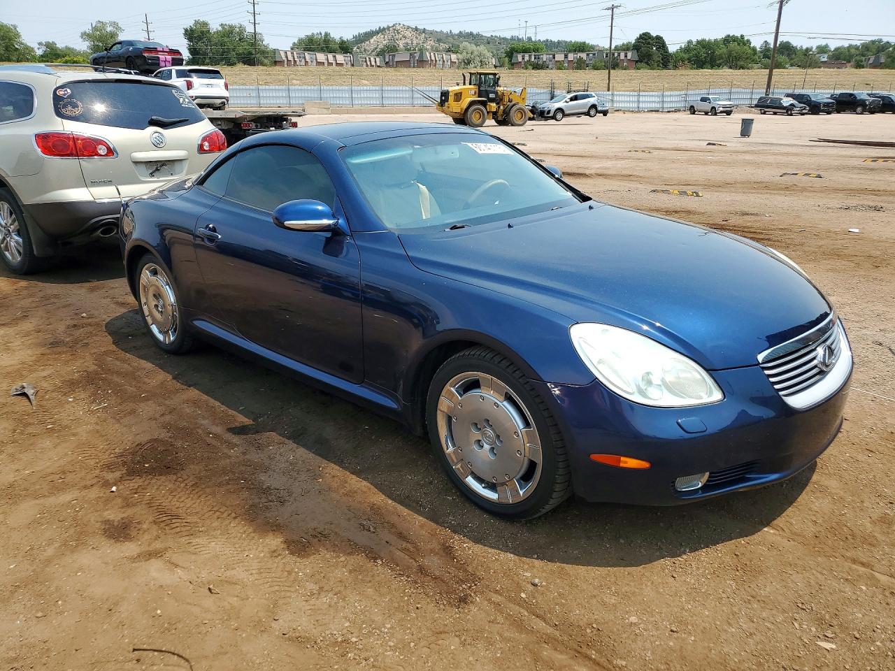 2002 Lexus Sc 430 Blue vin: JTHFN48Y420023831