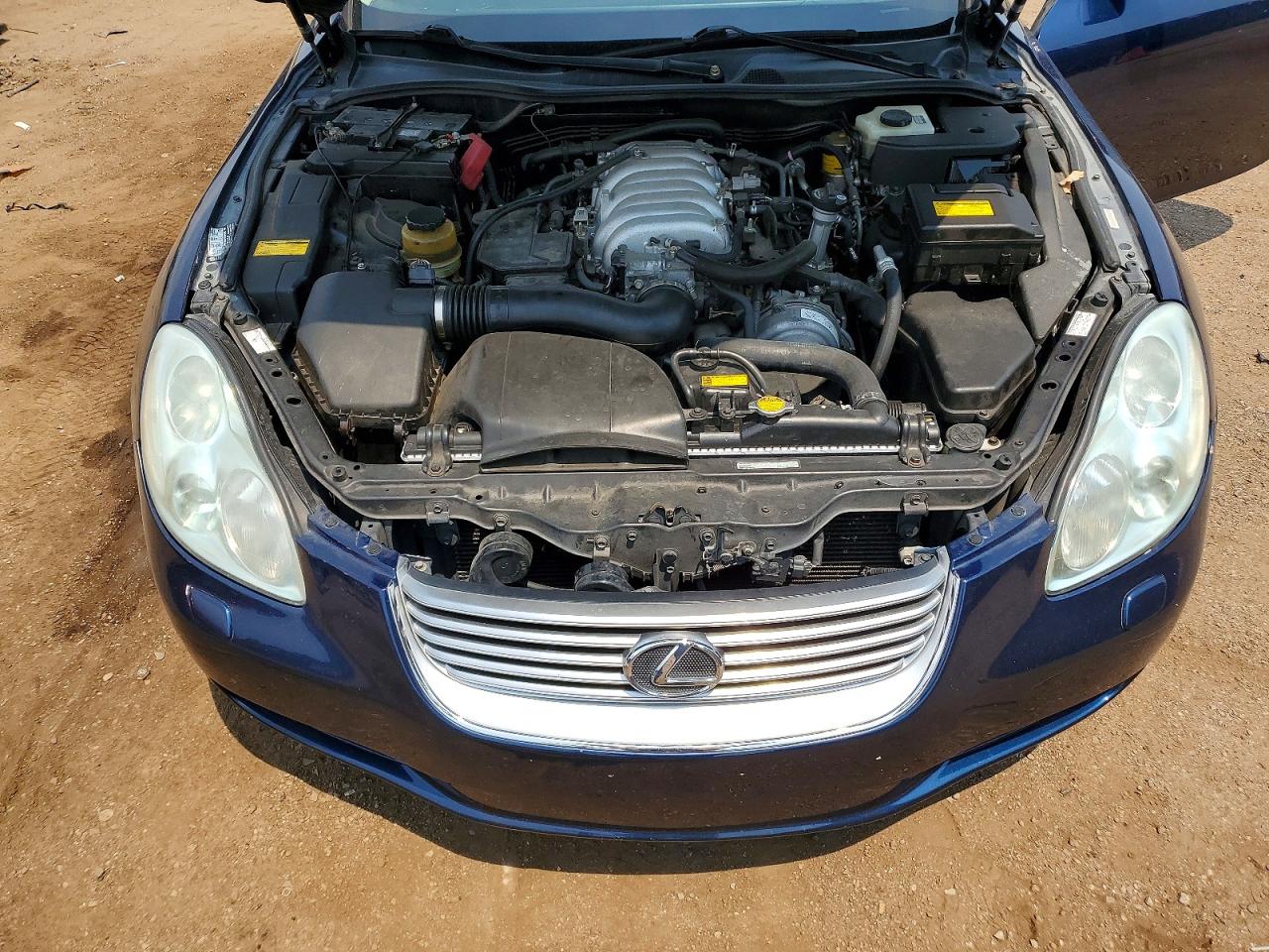2002 Lexus Sc 430 Blue vin: JTHFN48Y420023831
