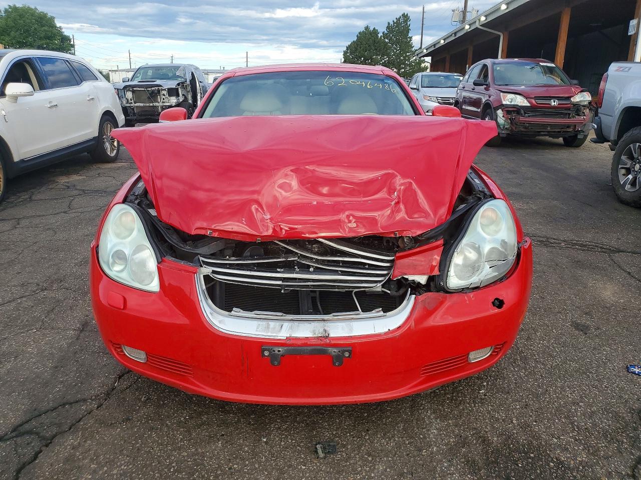2002 Lexus Sc 430 Красный vin: JTHFN48Y420028589