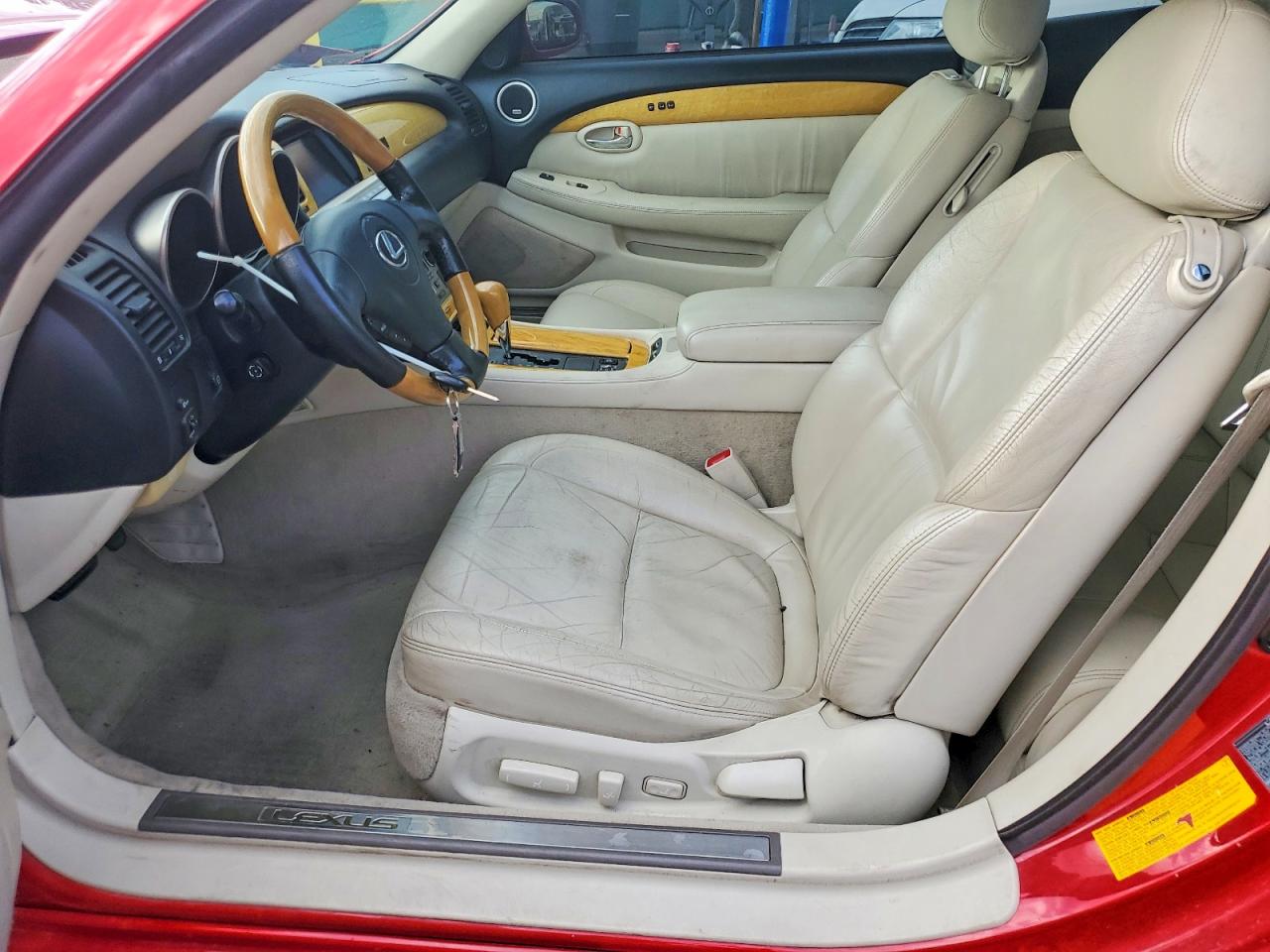 2002 Lexus Sc 430 Красный vin: JTHFN48Y420028589