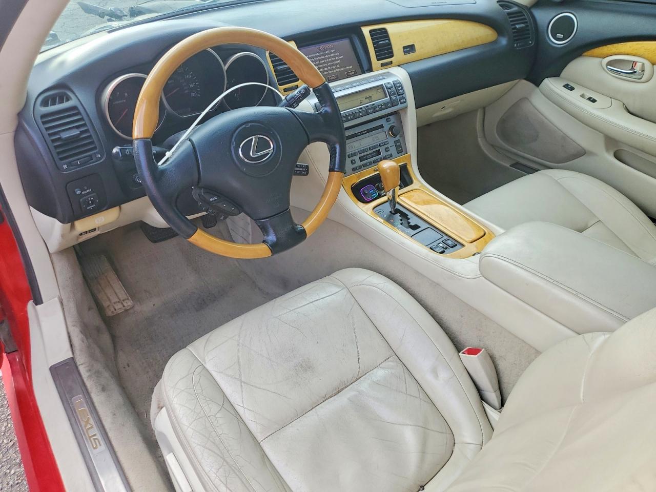 2002 Lexus Sc 430 Красный vin: JTHFN48Y420028589