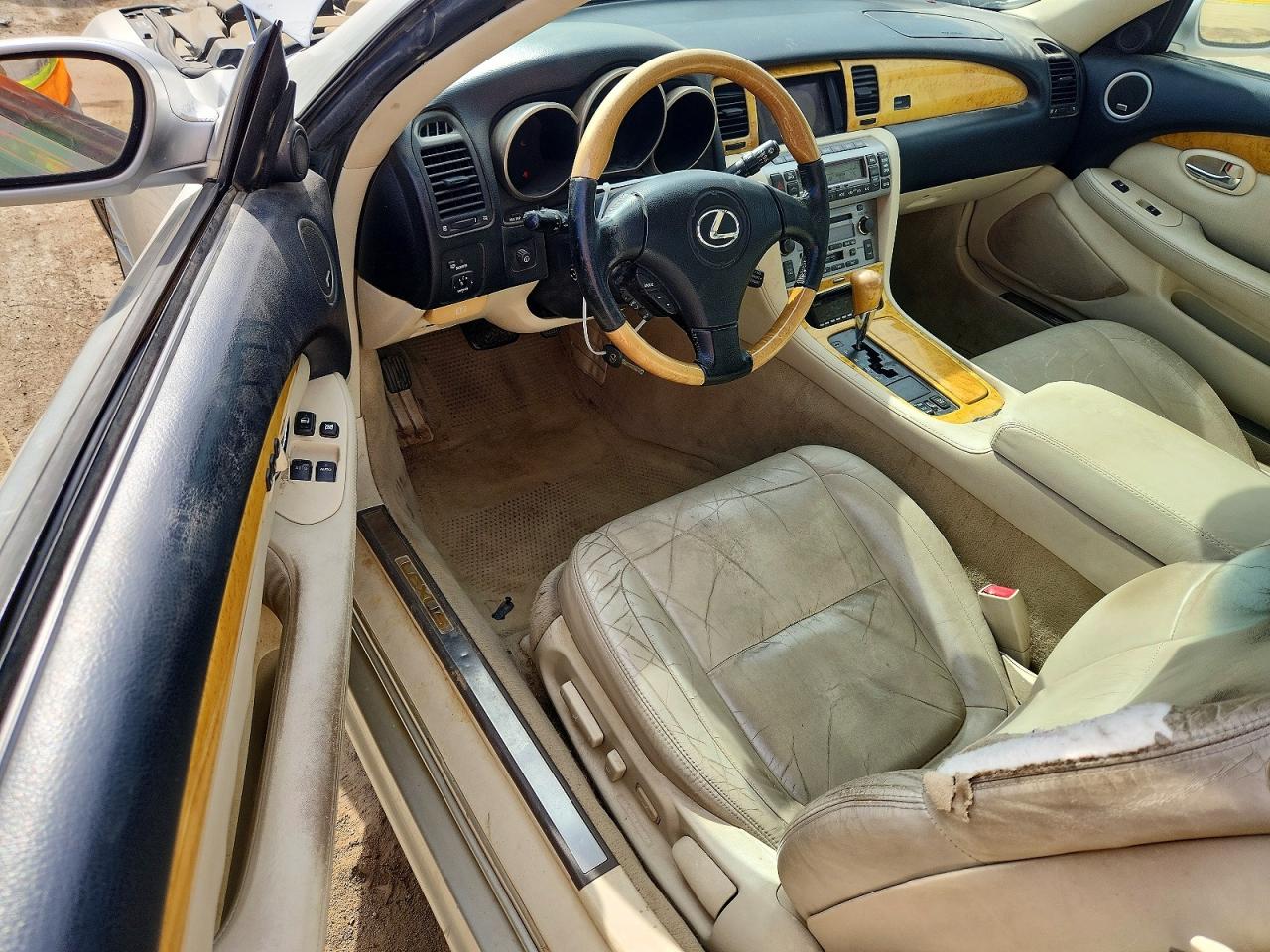 2003 Lexus Sc 430 Silver vin: JTHFN48Y430047550