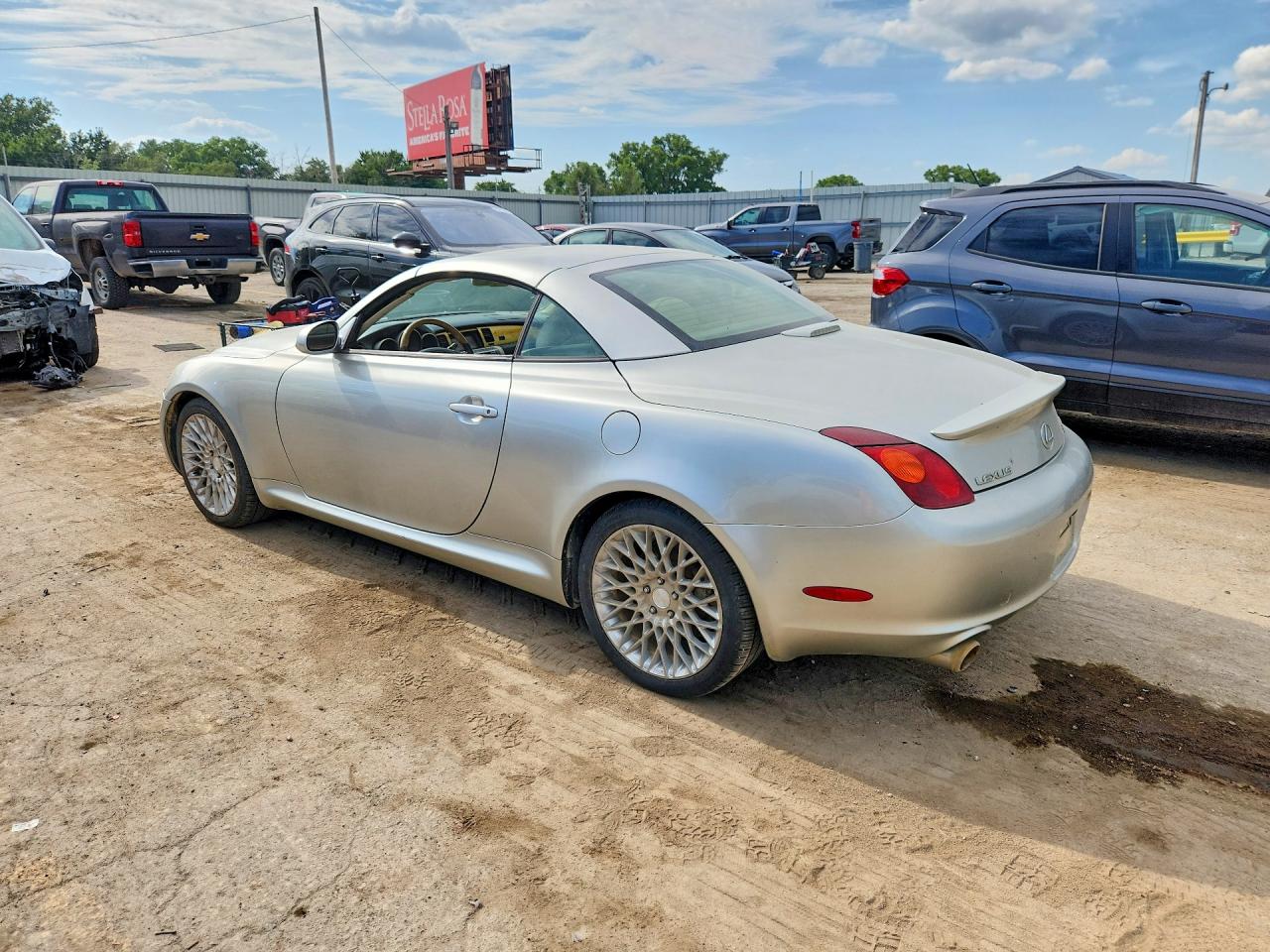 2003 Lexus Sc 430 Silver vin: JTHFN48Y430047550