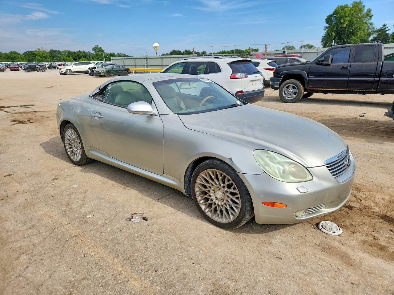 2003 Lexus Sc 430 Silver vin: JTHFN48Y430047550