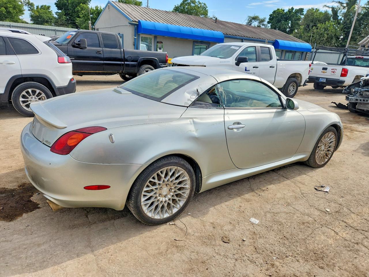 2003 Lexus Sc 430 Silver vin: JTHFN48Y430047550