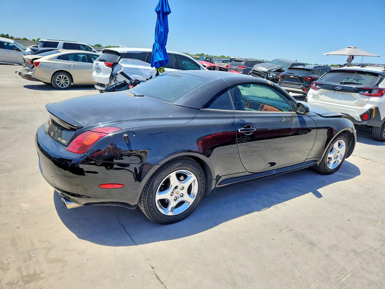 2004 Lexus Sc 430 Black vin: JTHFN48Y440052524