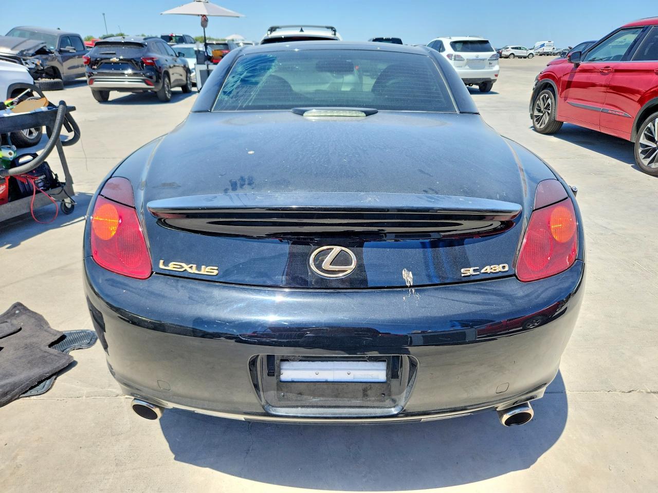 2004 Lexus Sc 430 Black vin: JTHFN48Y440052524