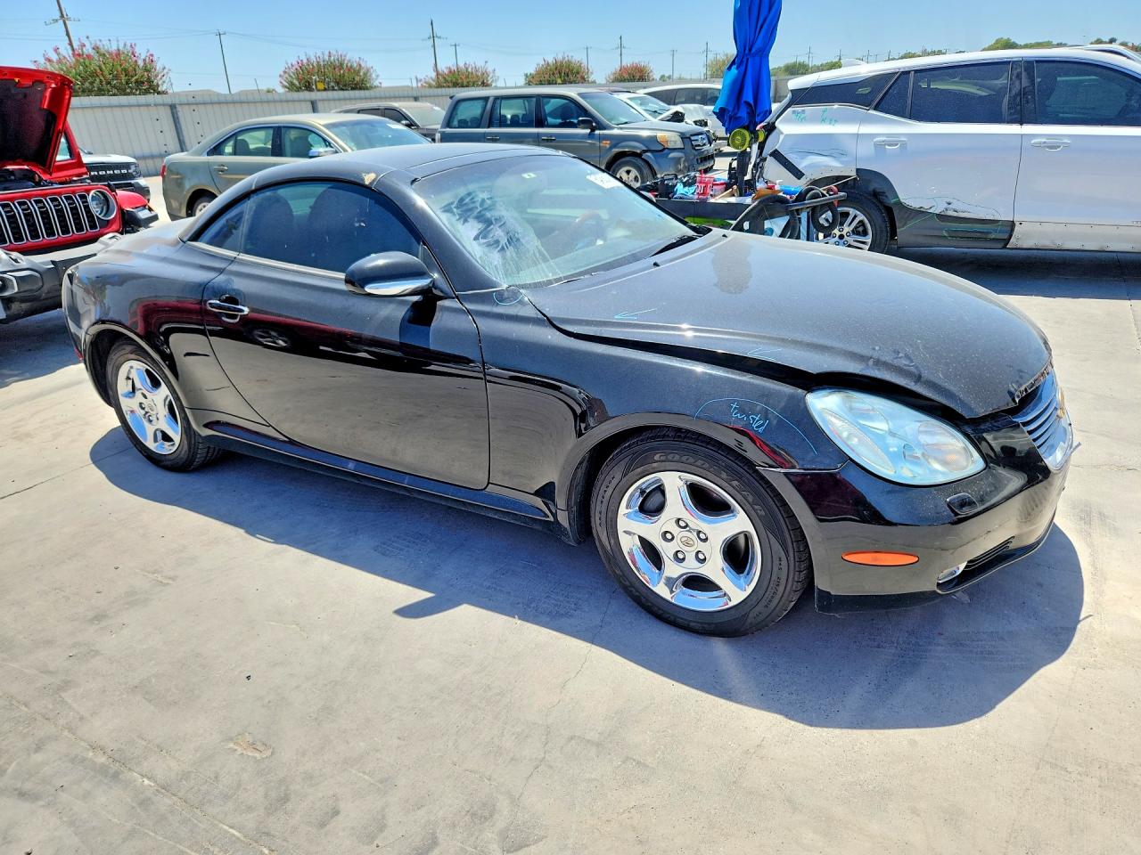 2004 Lexus Sc 430 Black vin: JTHFN48Y440052524