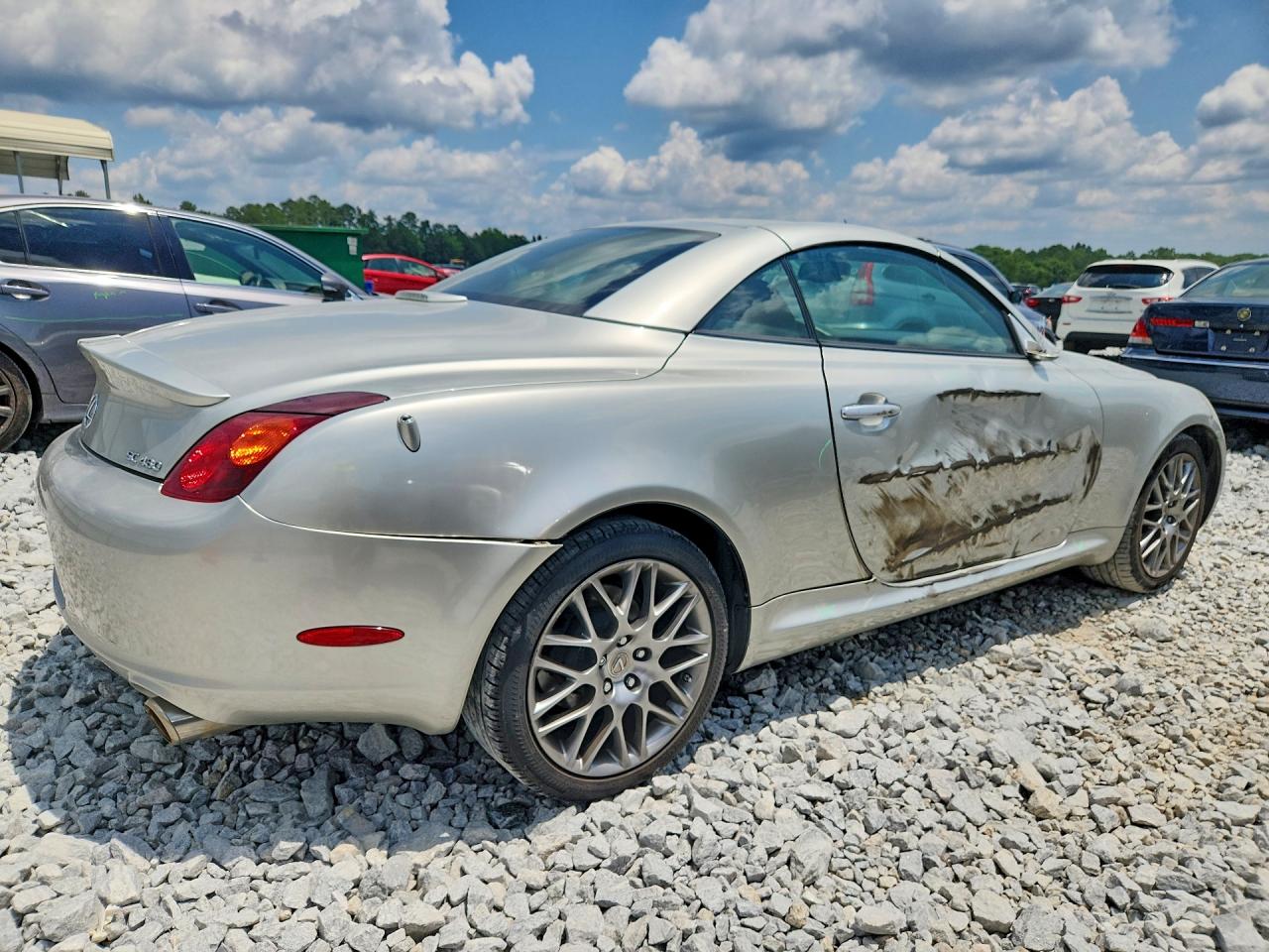 2004 Lexus Sc 430 Silver vin: JTHFN48Y440054239